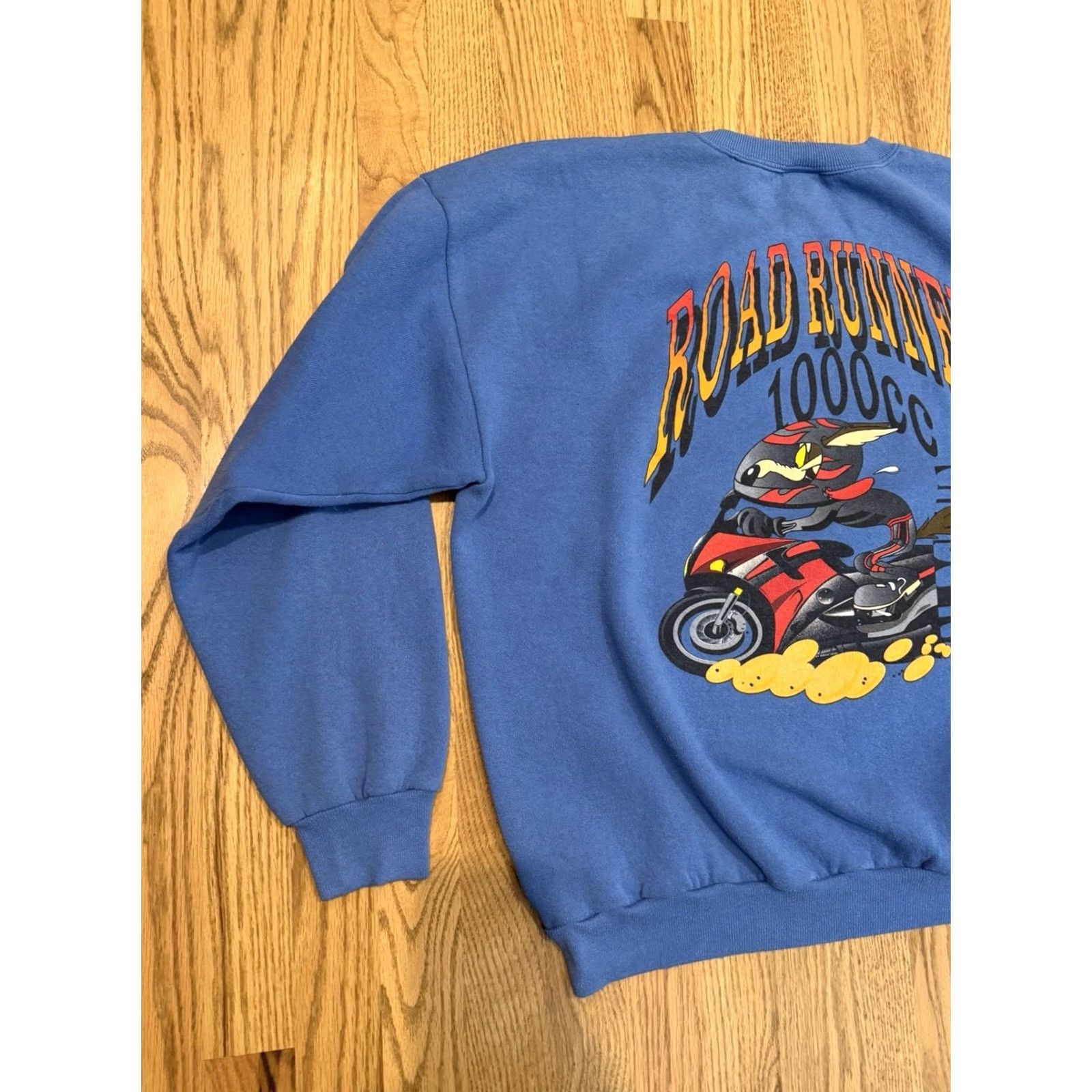 Vintage VINTAGE Looney Tunes Wile E Coyote Roadrunner Sweatshirt Mens XL 90s Vtg Size US XL / EU 56 / 4 - 3 Thumbnail