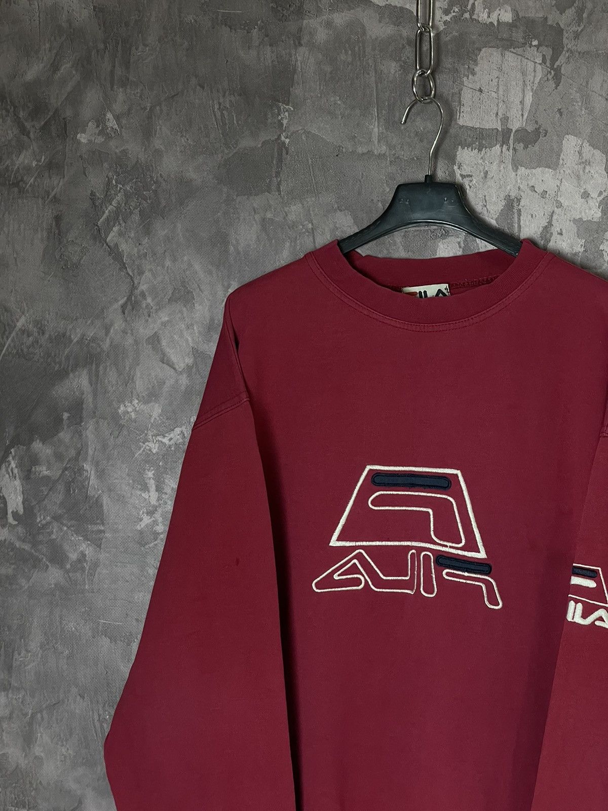 Fila × Vintage 🧨 90’S FILA VINTAGE BIG LOGO BOXY OVERSIZED RETRO SWEATSHIRT Size US L / EU 52-54 / 3 - 4 Thumbnail