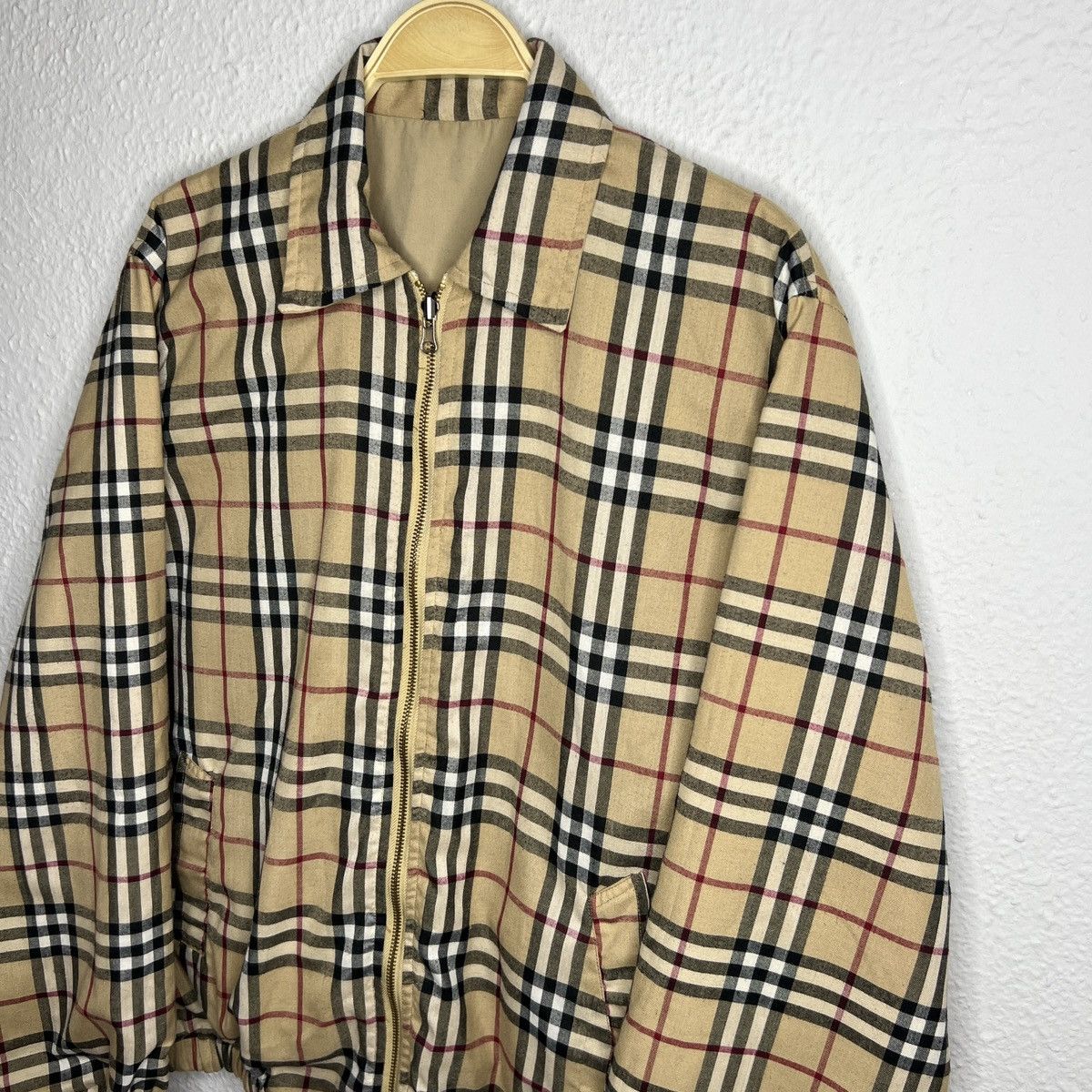 Burberry London Nova Check Jacket Reversible Beige