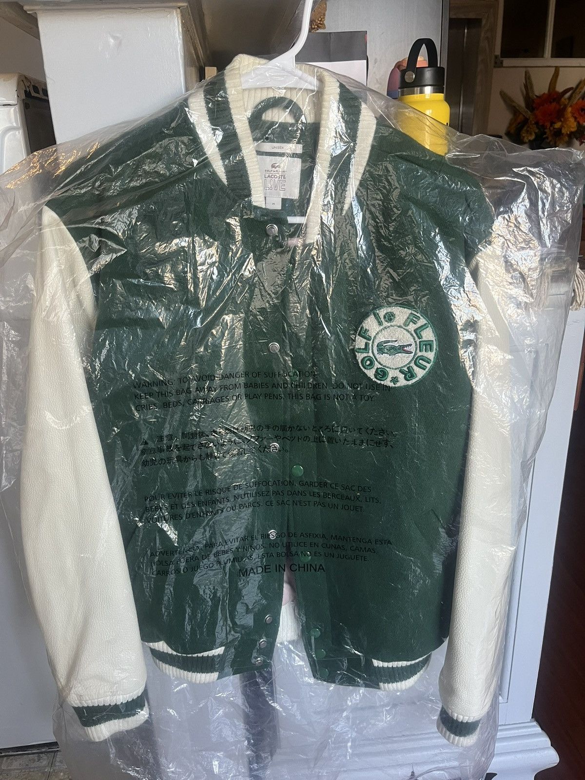 Golf le Fleur × Lacoste Golf le Fleur x Lacoste Green Varsity Jacket Size US M / EU 48-50 / 2 - 6 Thumbnail