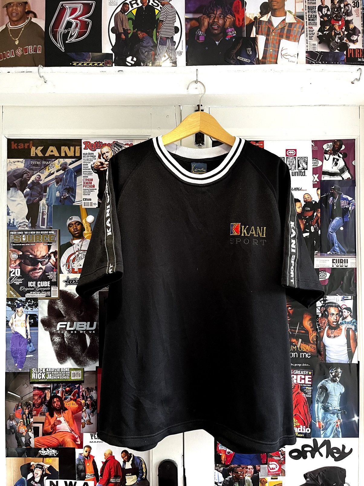 Karl Kani × Vintage 2000’S HIPHOP JERSEY KARL KANI SPORT Size US XL / EU 56 / 4 - 2 Thumbnail