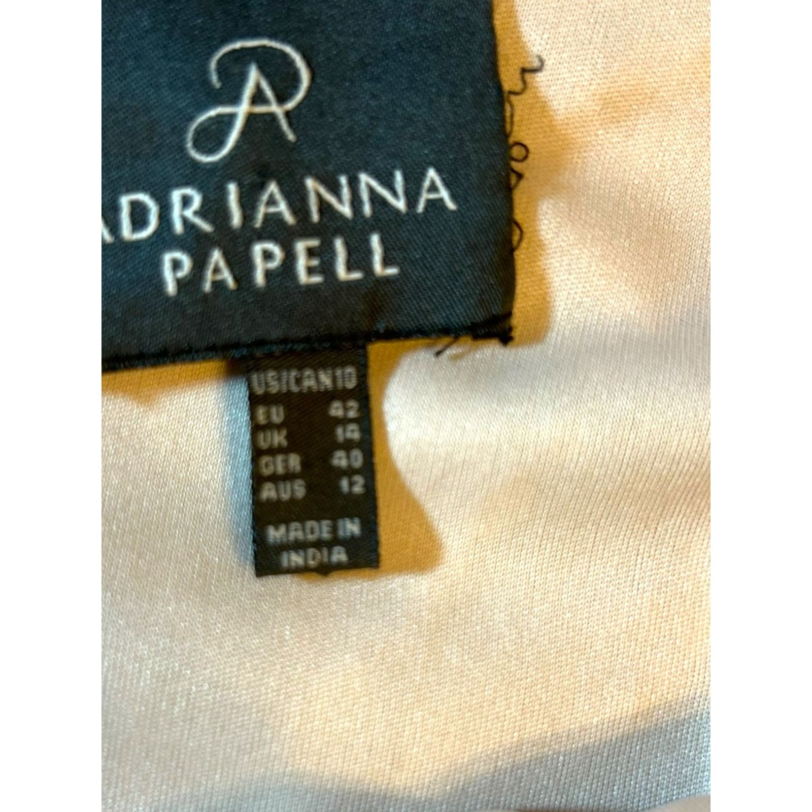 Adrianna Papell Adrianna Papell Blush Sequined Gown - Size 10 Size L / US 10 / IT 46 - 3 Thumbnail