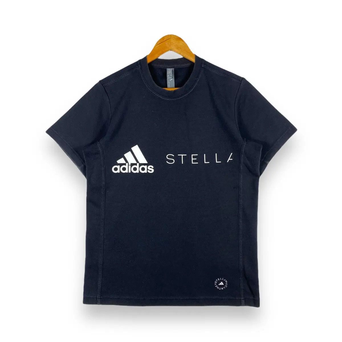 Adidas × Stella McCartney ADIDAS STELLA MCCARTNEY Logo Tee Shirt Size US XXS / EU 40 - 1 Thumbnail