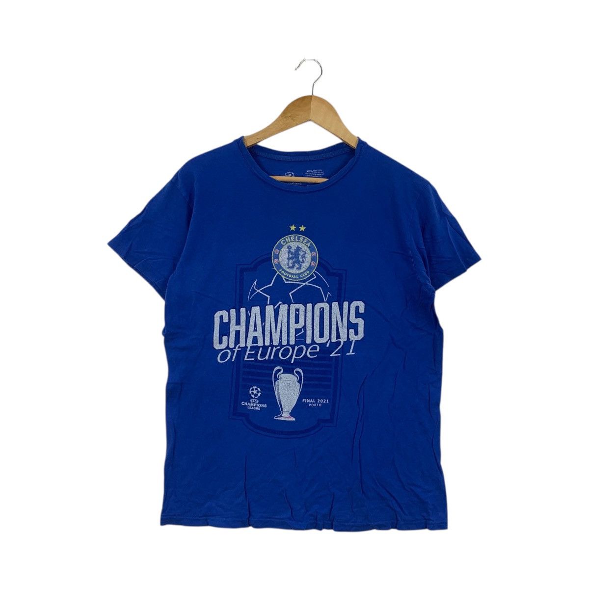 Vintage Vintage CHELSEA CHAMPION LEAGUE Road To Porto Final Tee Size US M / EU 48-50 / 2 - 1 Thumbnail