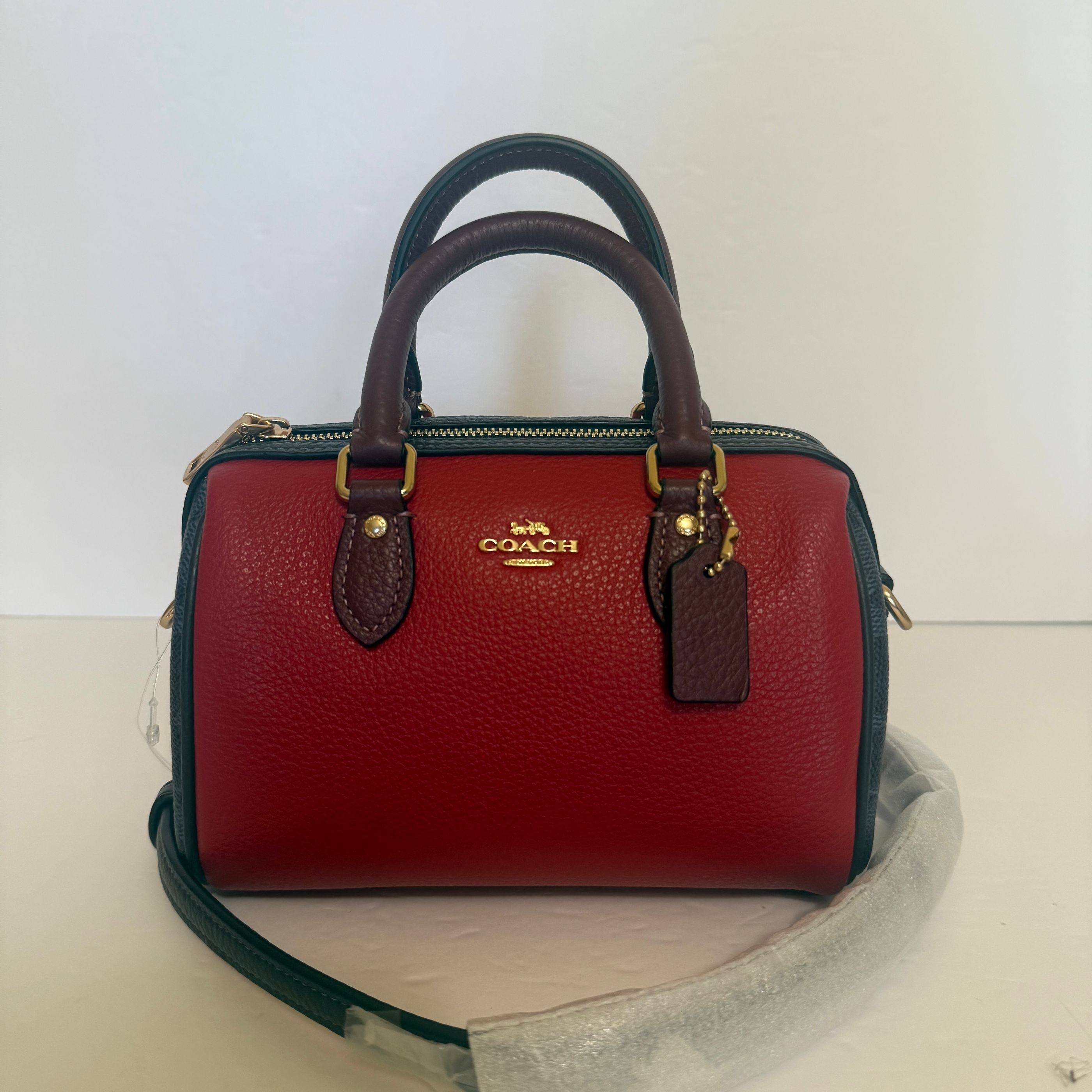 Coach coach Mini Rowan In Colorblock Signature Canvas cbm68 