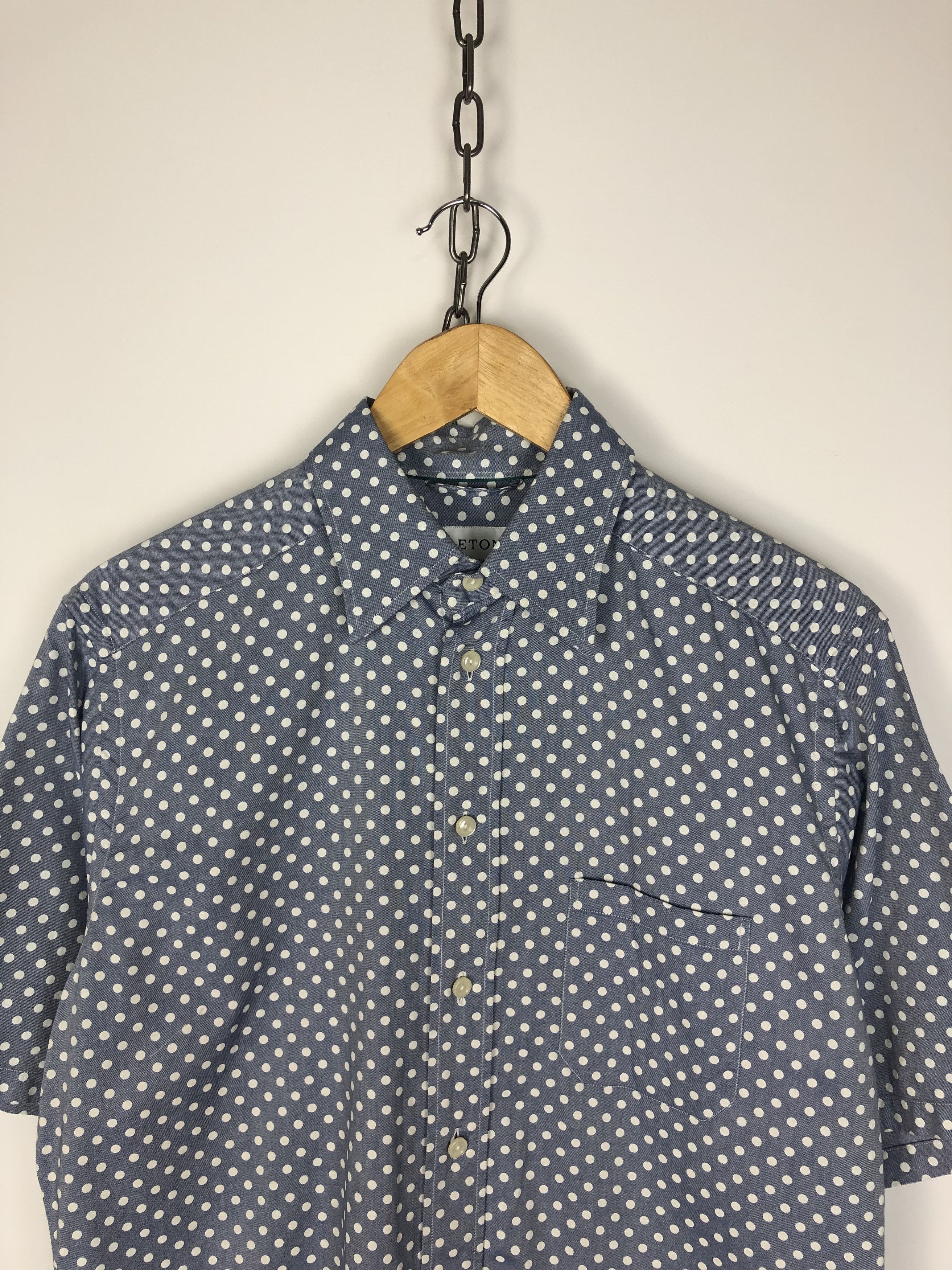 Eton ETON Shirt Slim Fit Blue size M Size US M / EU 48-50 / 2 - 2 Thumbnail
