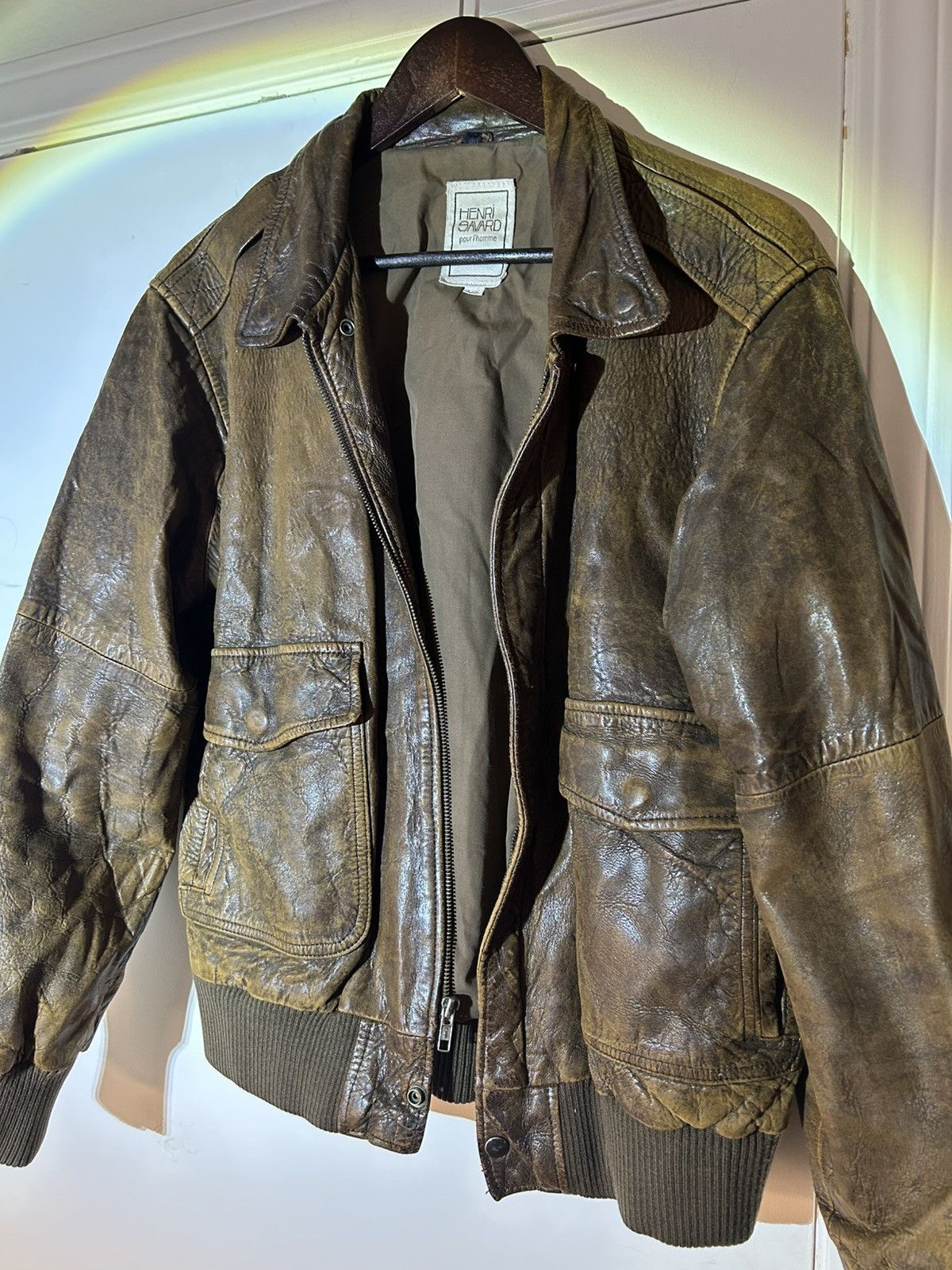 Vintage Vintage 1980s leather jacket Size US S / EU 44-46 / 1 - 4 Thumbnail