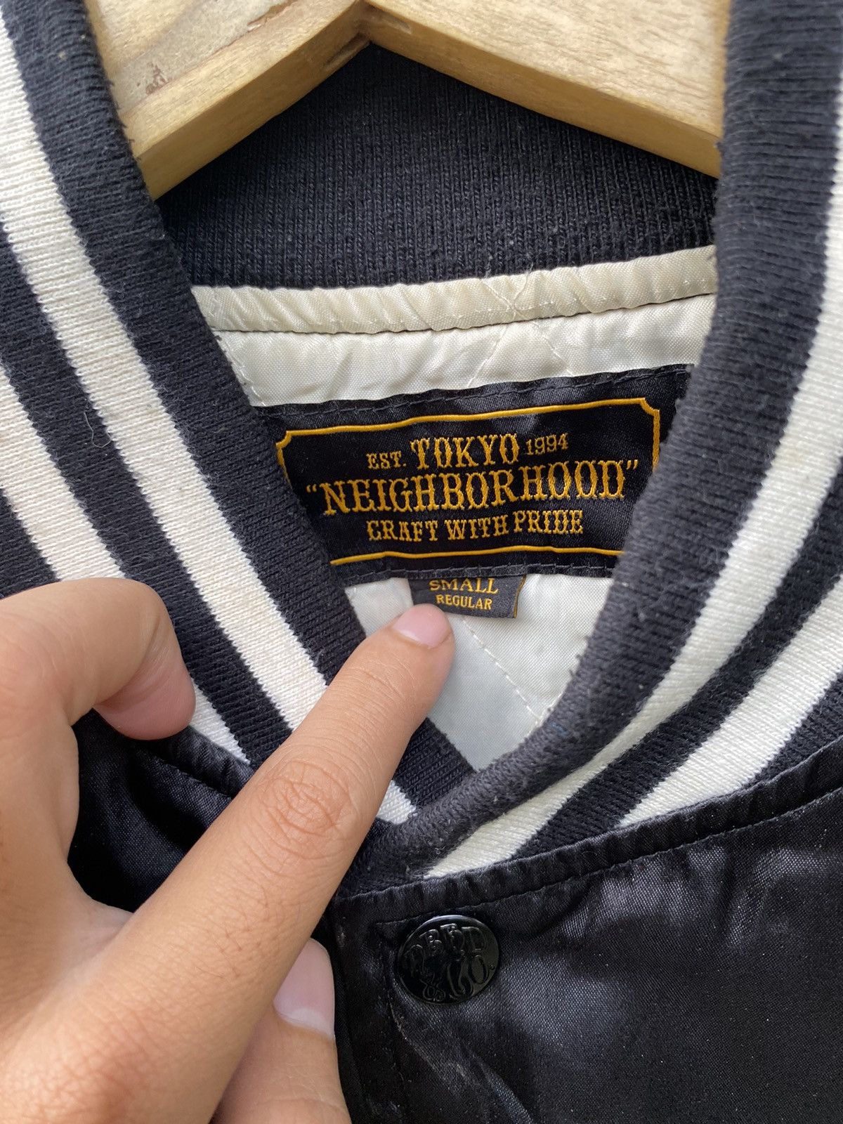 Japanese Brand Bomber baseball Neighborhood B.B/E-JKT Size US M / EU 48-50 / 2 - 8 Thumbnail