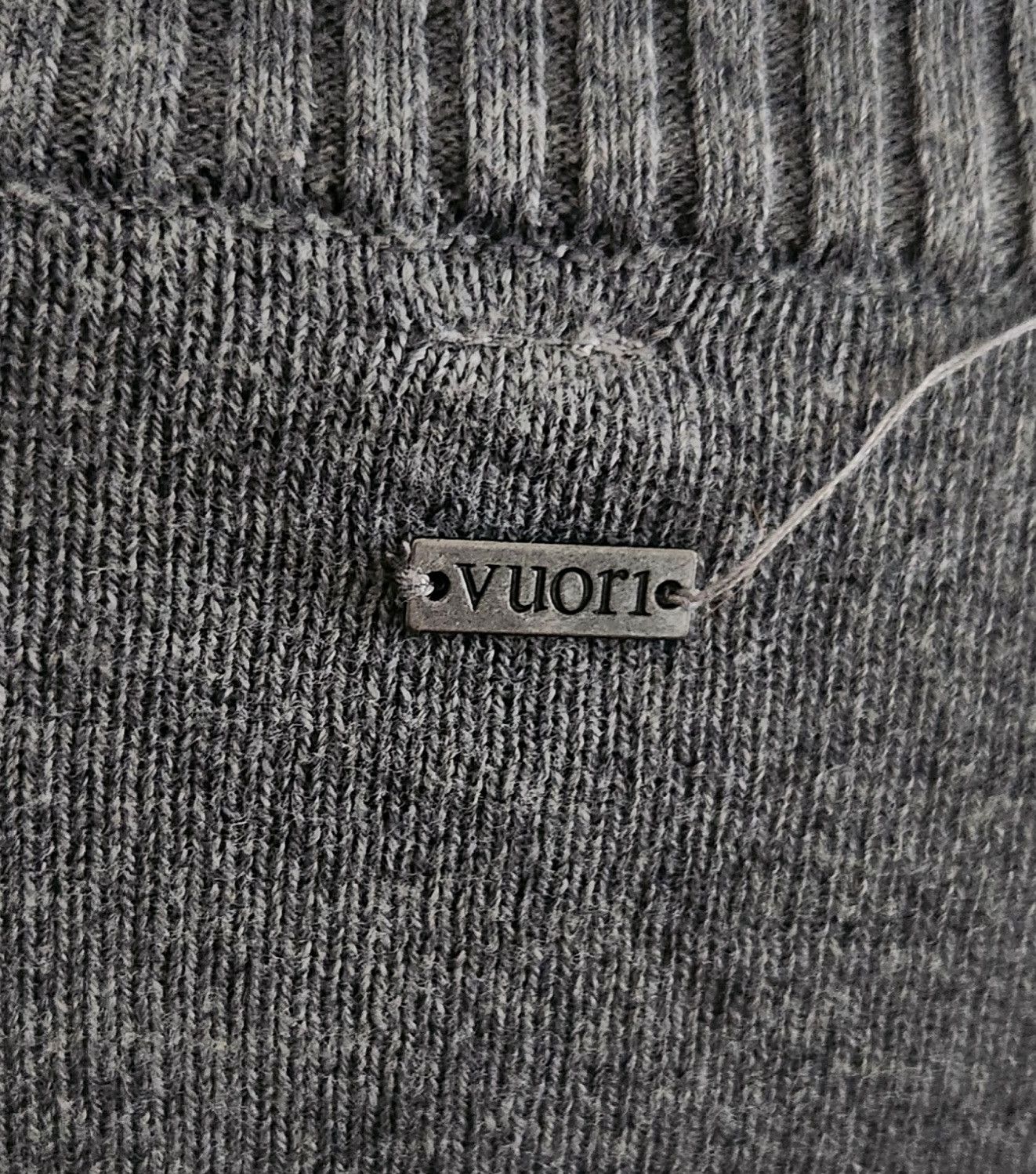 Vuori Vuori Fluent 5% Cashmere 95% Cotton Sweater Gray V250 small Size US S / EU 44-46 / 1 - 5 Thumbnail