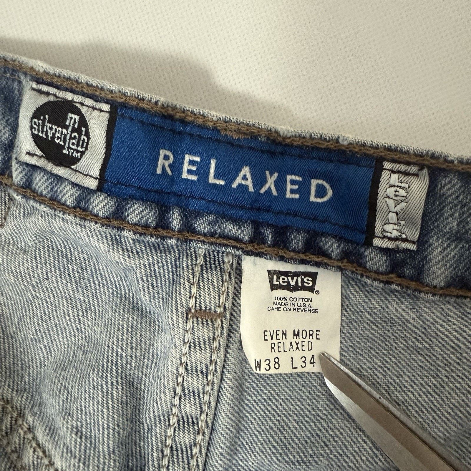Levi's Vintage 90s Levi’s Silvertab Even More Relaxed Jeans Taper Size US 36 / EU 52 - 3 Thumbnail