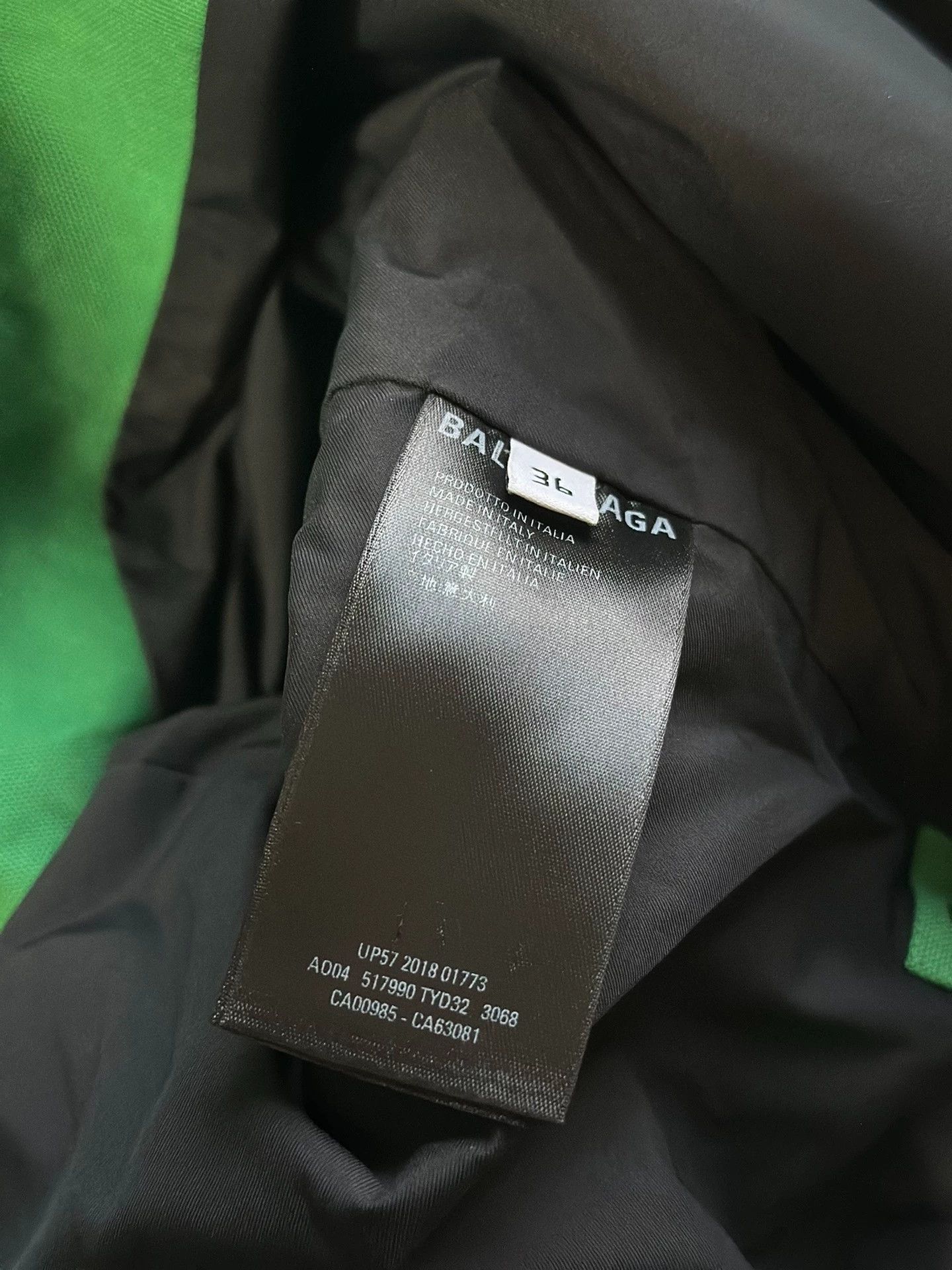 Balenciaga Balenciaga Green Swing Parka Size US XS / EU 42 / 0 - 3 Thumbnail
