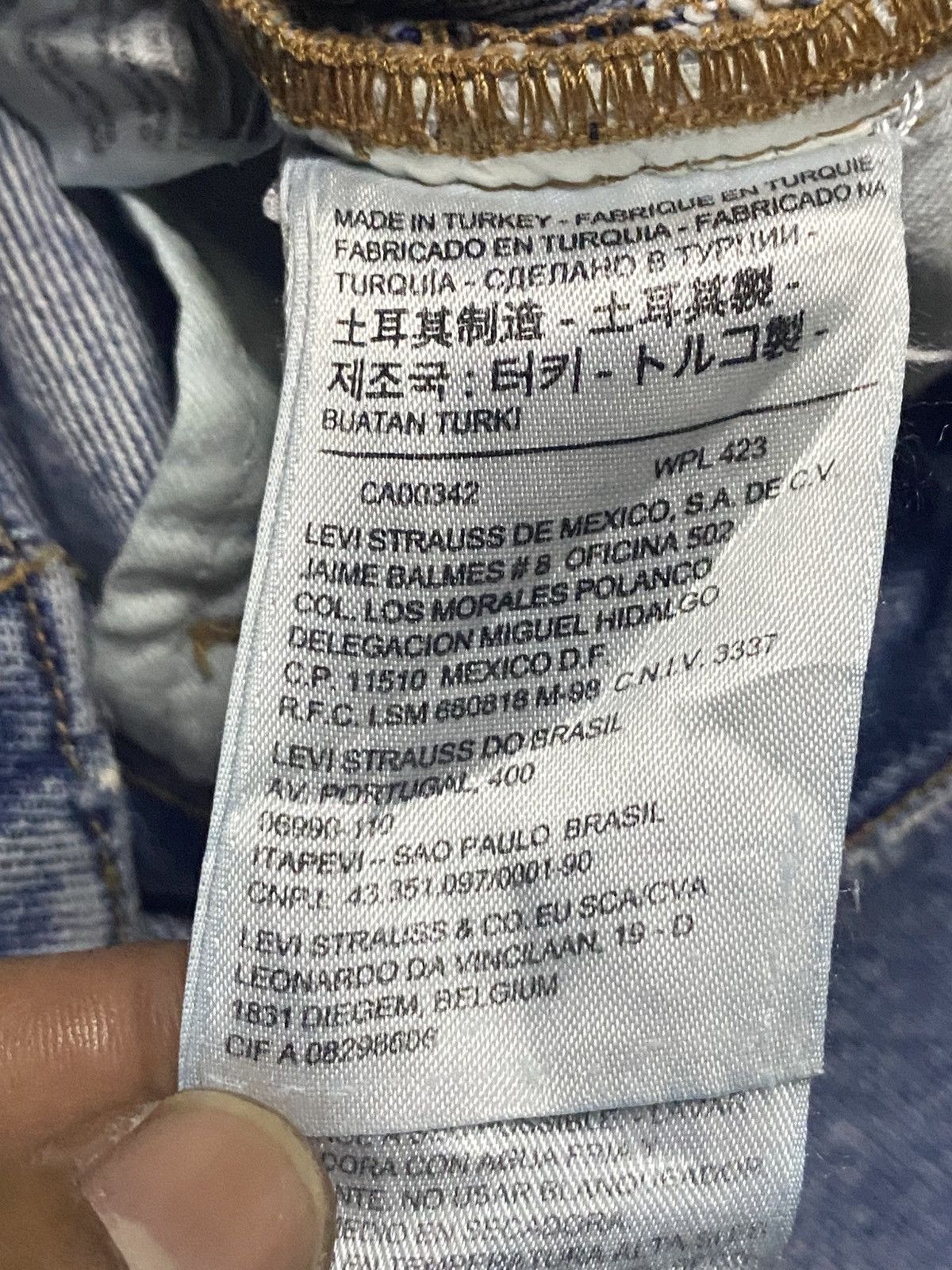 Levi's Made & Crafted Vintage Levis Made & Craft Distressed Tack Slim Jeans Size US 34 / EU 50 - 21 Thumbnail