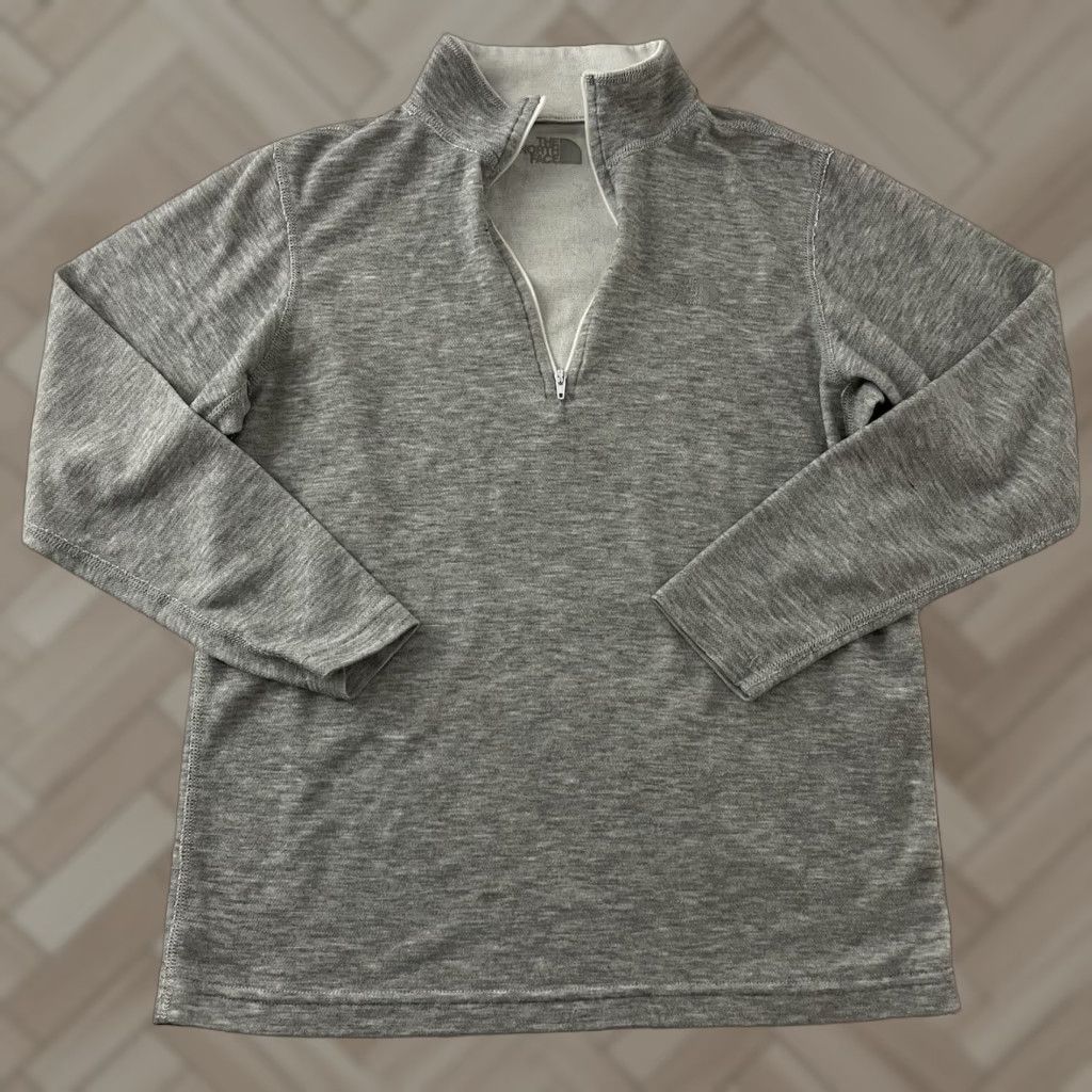 The North Face The North Face Pullover 1/4 Zip Long Sleeve Women's M Gray Shirt Size M / US 6-8 / IT 42-44 - 1 Thumbnail