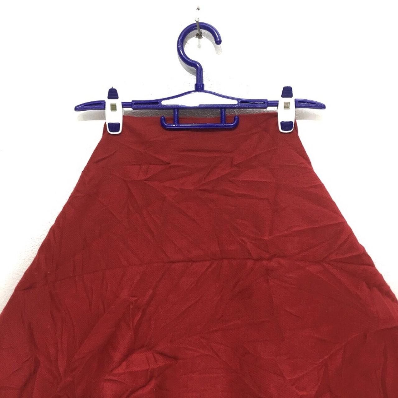 Perry Ellis PERRY ELLIS Solid Red Scarf Fringes Hijab Size ONE SIZE - 2 Thumbnail