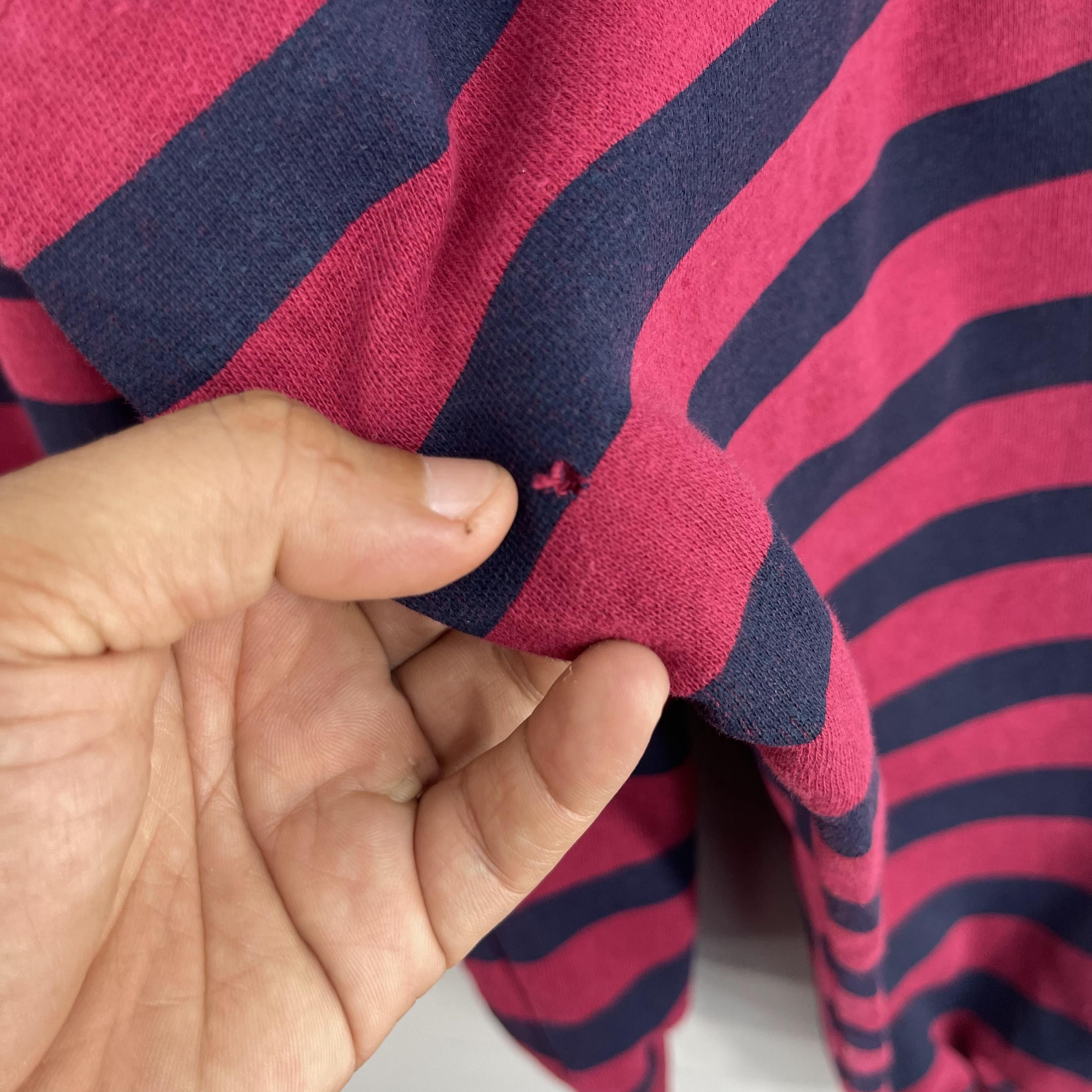 Dockers × Vintage Vintage DOCKERS Border Stripes Crewneck Sweatshirt Size US L / EU 52-54 / 3 - 5 Thumbnail