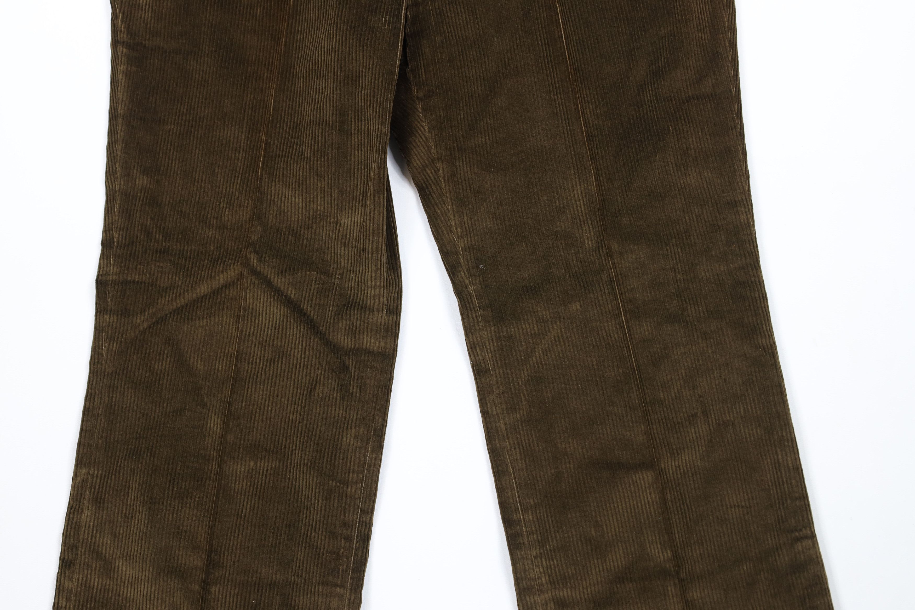 Vintage Vintage 70s Streetwear Wide Leg Corduroy Chino Pants USA Size US 34 / EU 50 - 3 Thumbnail