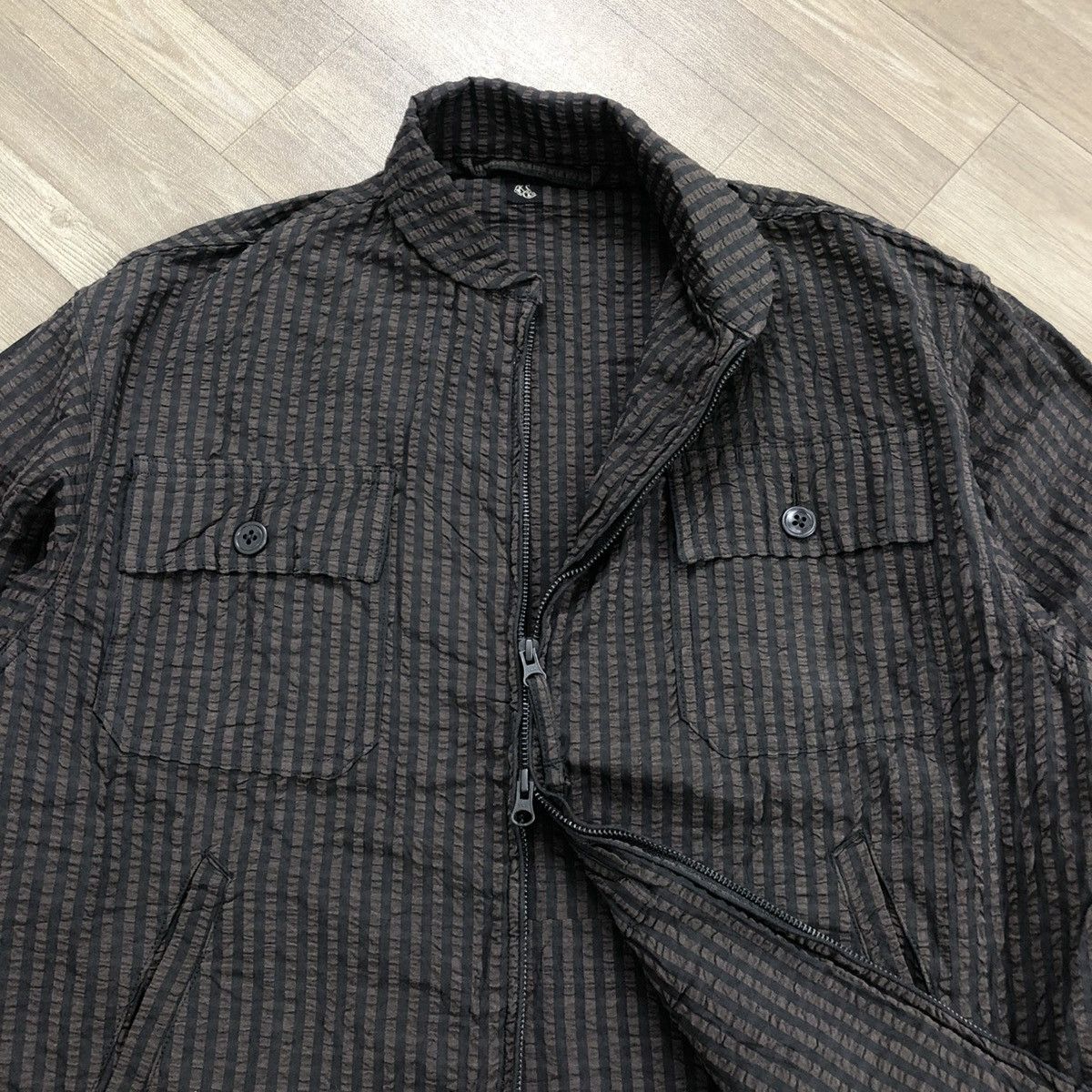 Kaptain Sunshine Vintage Kaptain Sunshine Striped Jacket Designer Luxury Size US L / EU 52-54 / 3 - 5 Thumbnail