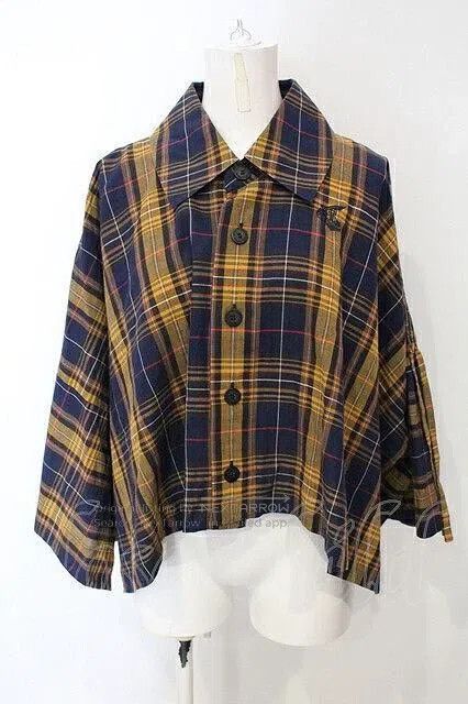Vivienne Westwood Vivienne Westwood Plaid Batwing Sleeve Cloak Shirt Size XS / US 0-2 / IT 36-38 - 3 Thumbnail