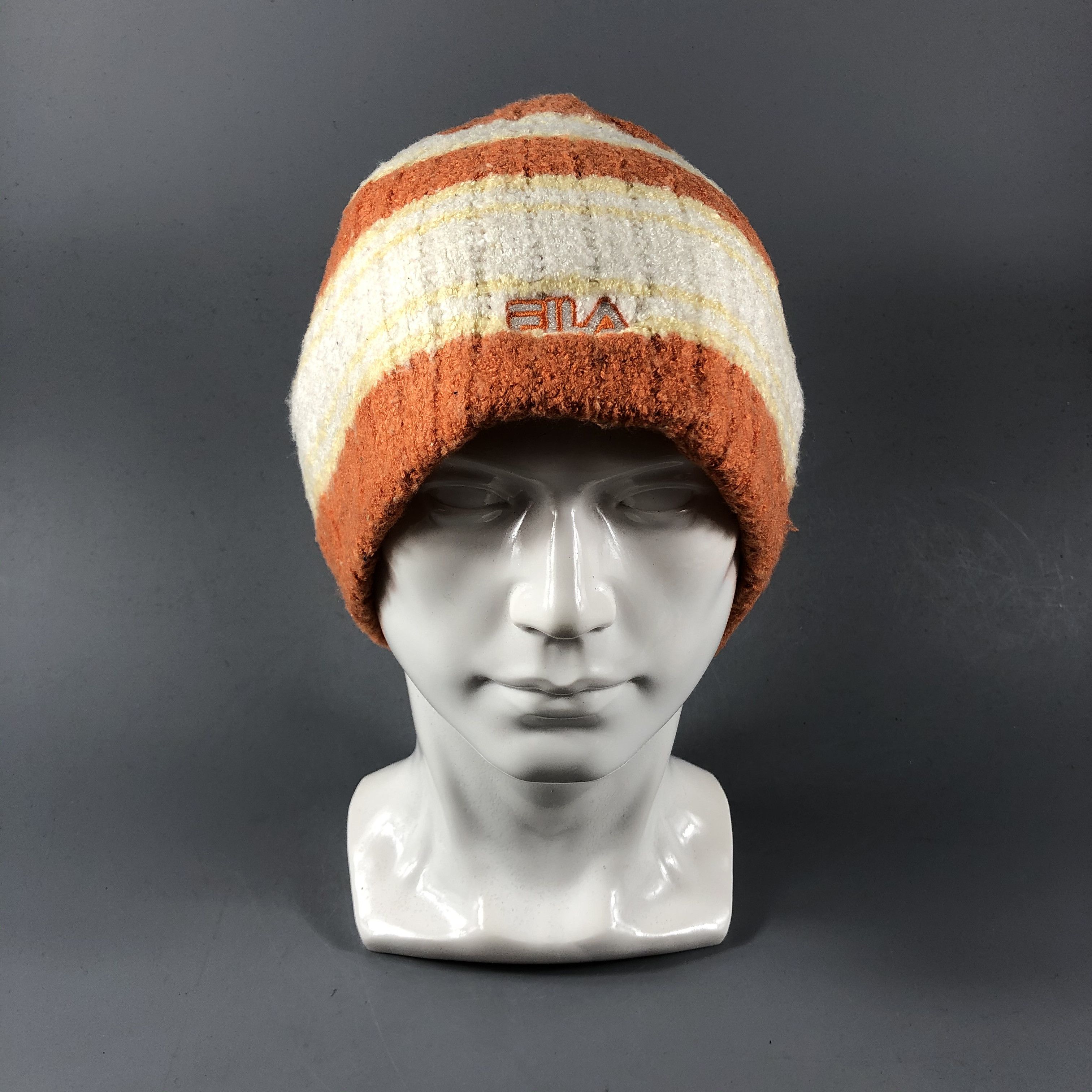 Fila Fila Striped Beanie Snowcap Snow Hat B759 Size ONE SIZE - 1 Thumbnail