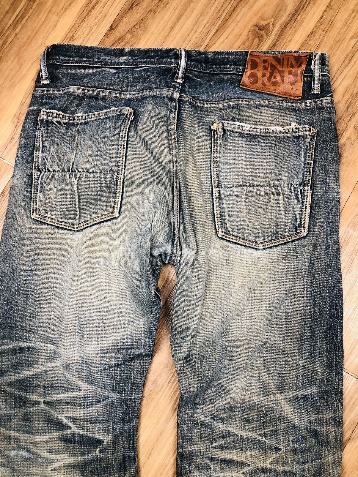 Japanese Brand Denim Craft Distressed Jeans (33) Size US 33 - 13 Thumbnail