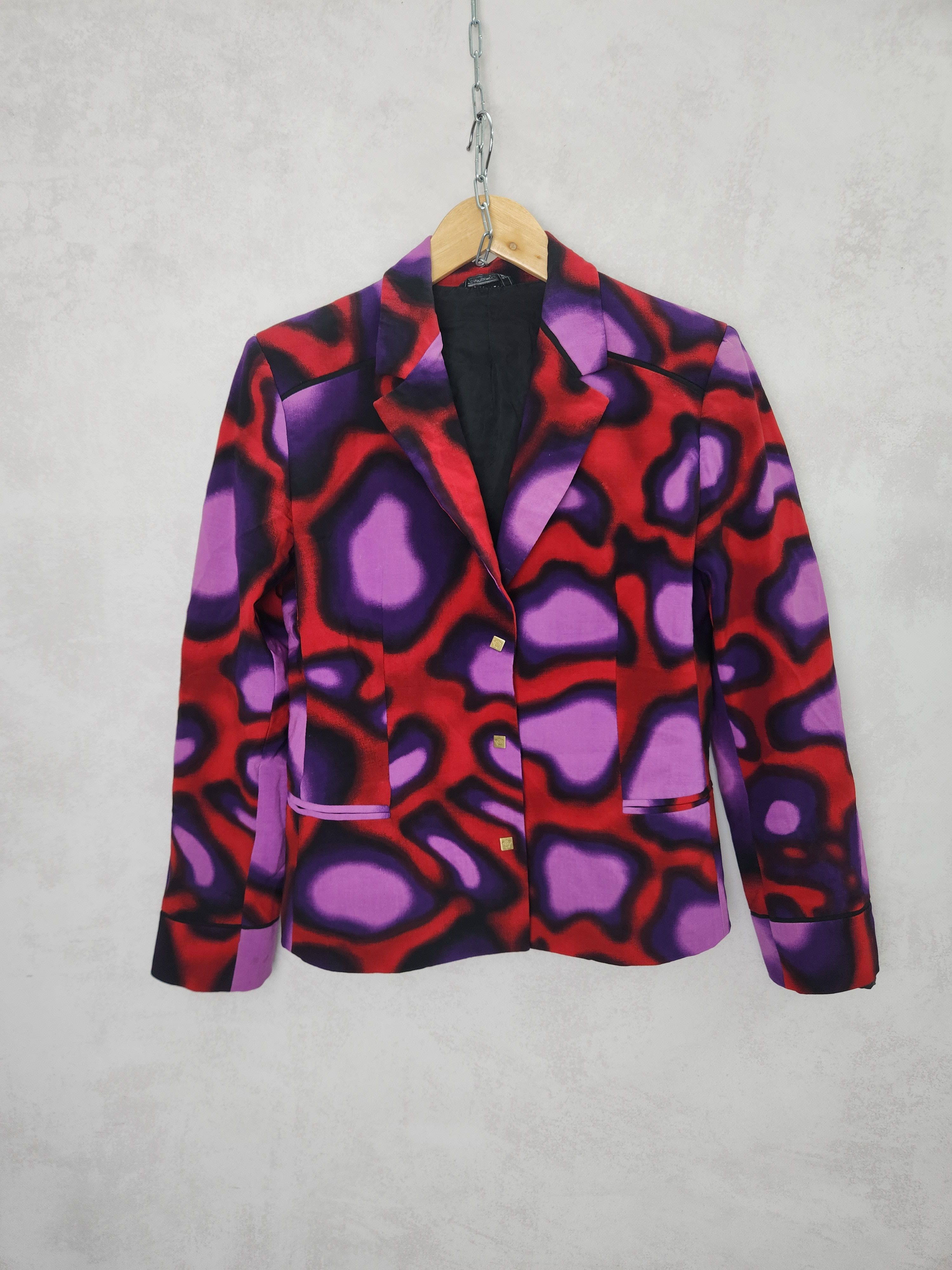 Versace Gianni Versace Multicolor Print Blazer jacket Size M / US 6-8 / IT 42-44 - 1 Thumbnail
