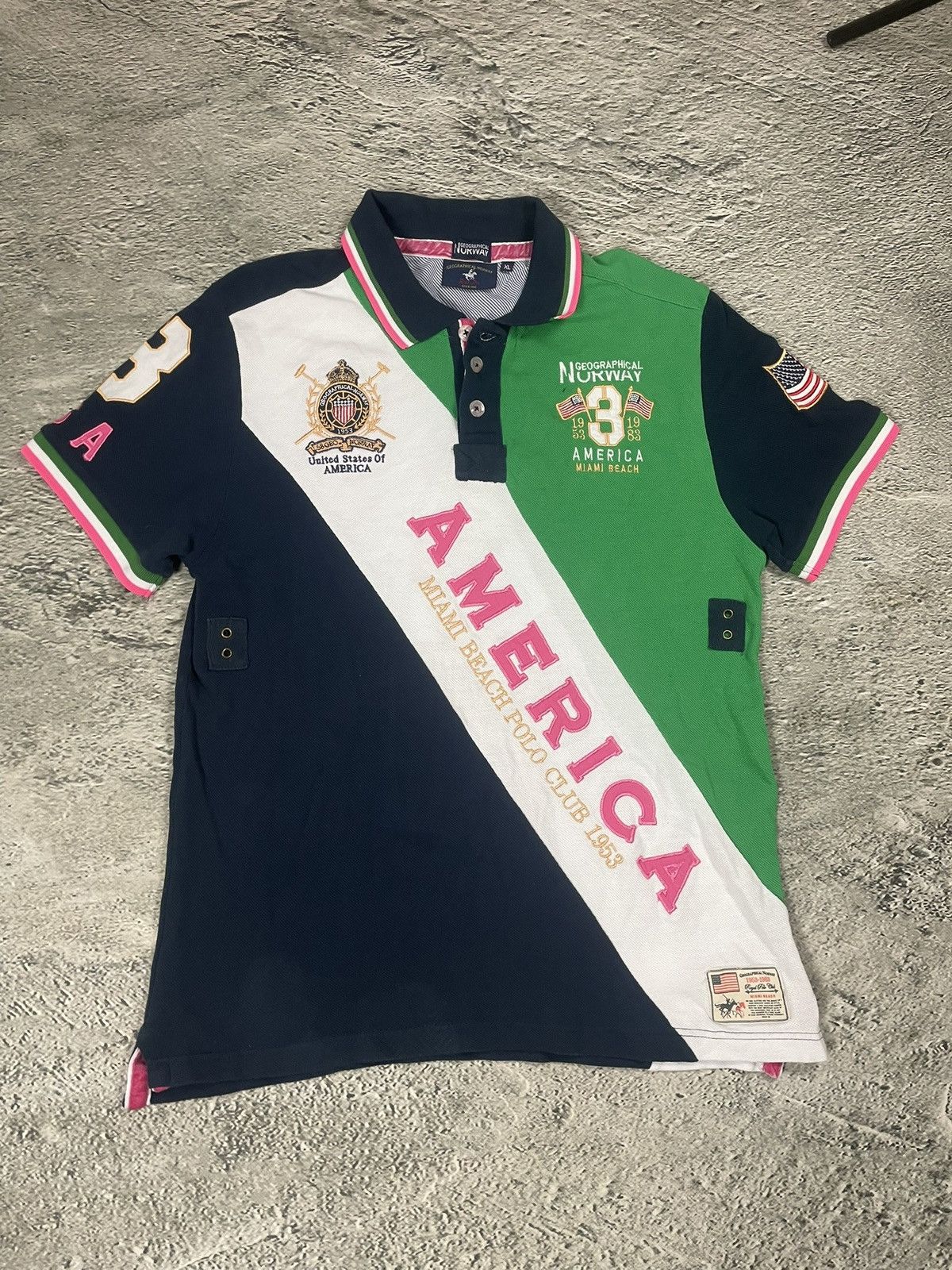 Other Chief Keef Polo America Geografical Norway Miami Beach Size US L / EU 52-54 / 3 - 1 Thumbnail