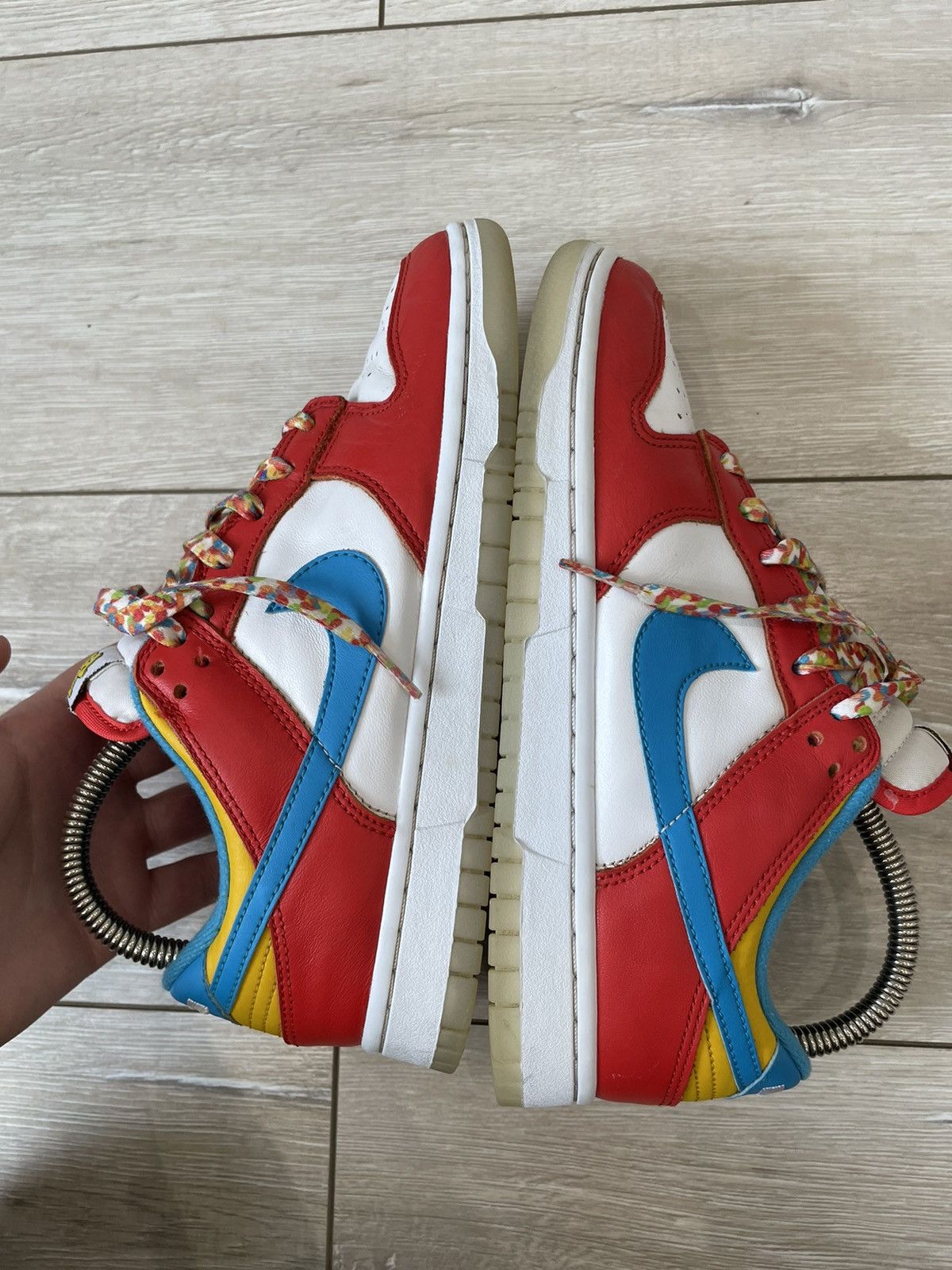 Nike Size 6 - Nike Dunk Low x LeBron James x Fruity Pebbles Red6 Size US 6 / IT 36 - 5 Thumbnail