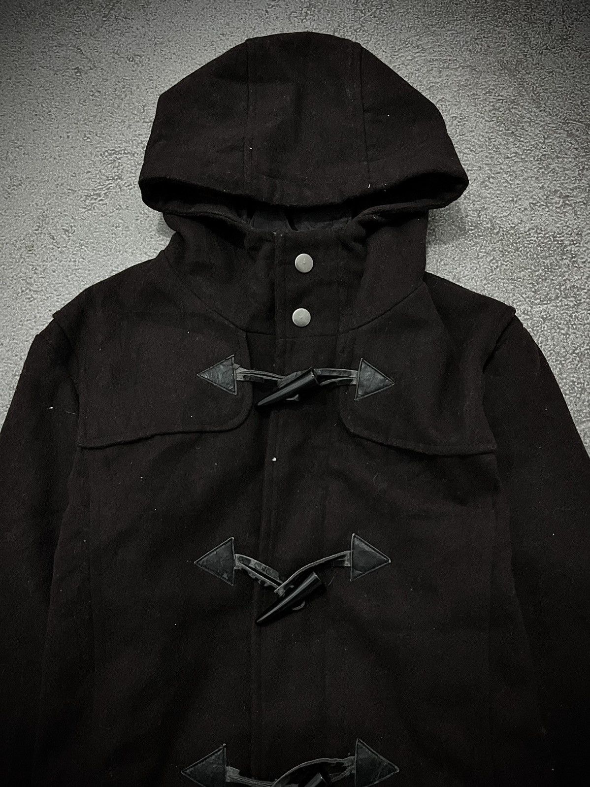 Japanese Brand Japanese Paper Bag Brown Wool Hood Jacket Size US M / EU 48-50 / 2 - 4 Thumbnail