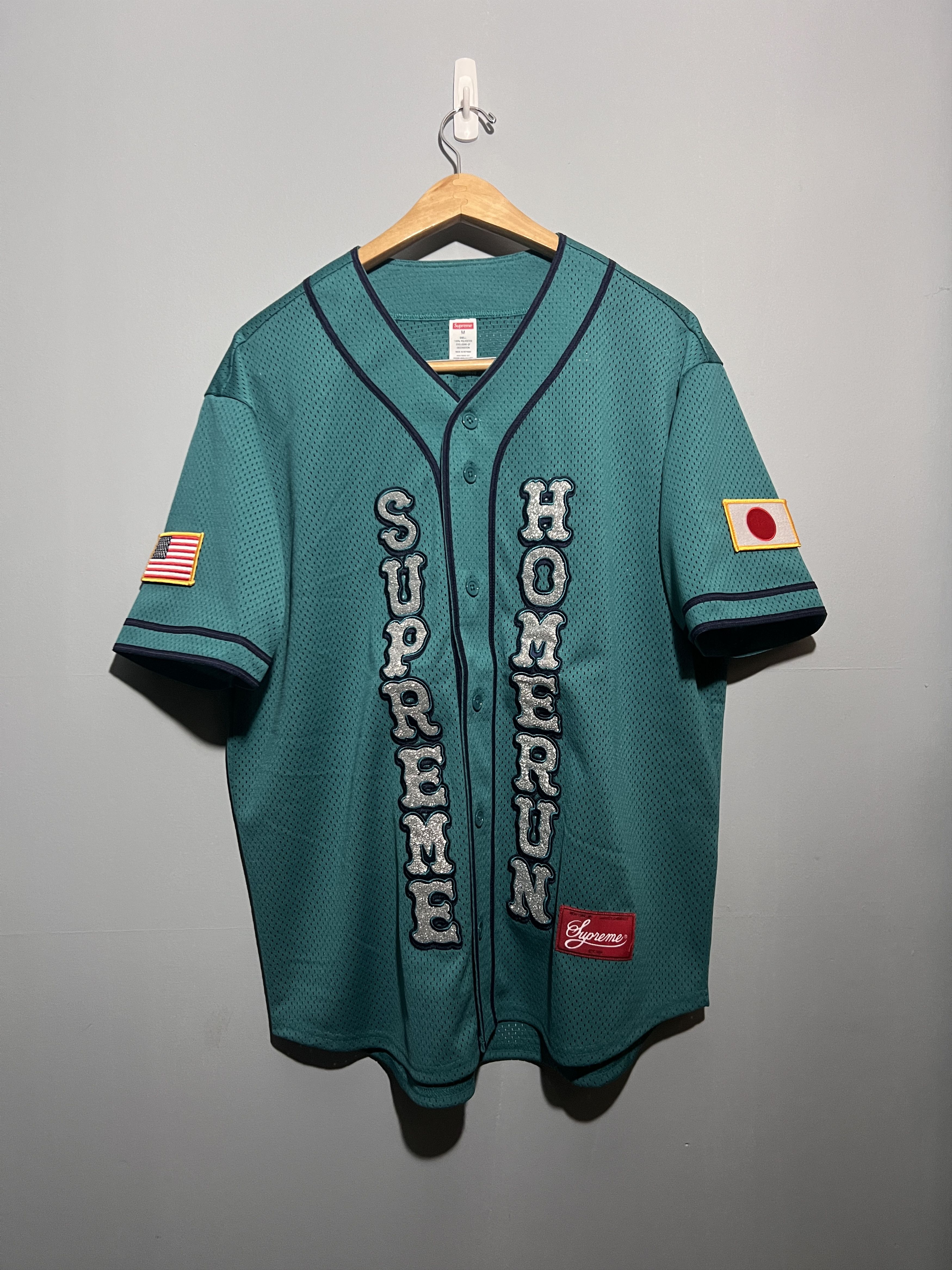 Supreme Homerun Baseball Jersey (SS25) - $148