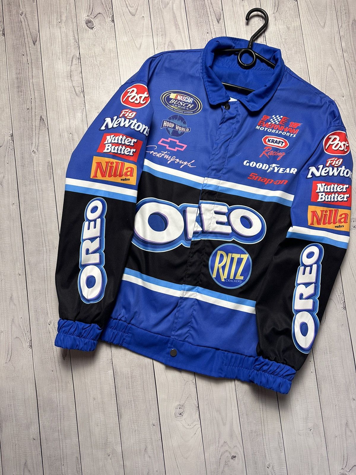 NASCAR Vintage NASCAR racing jacket Oreo Formula 1 rare size L Size US L / EU 52-54 / 3 - 2 Thumbnail