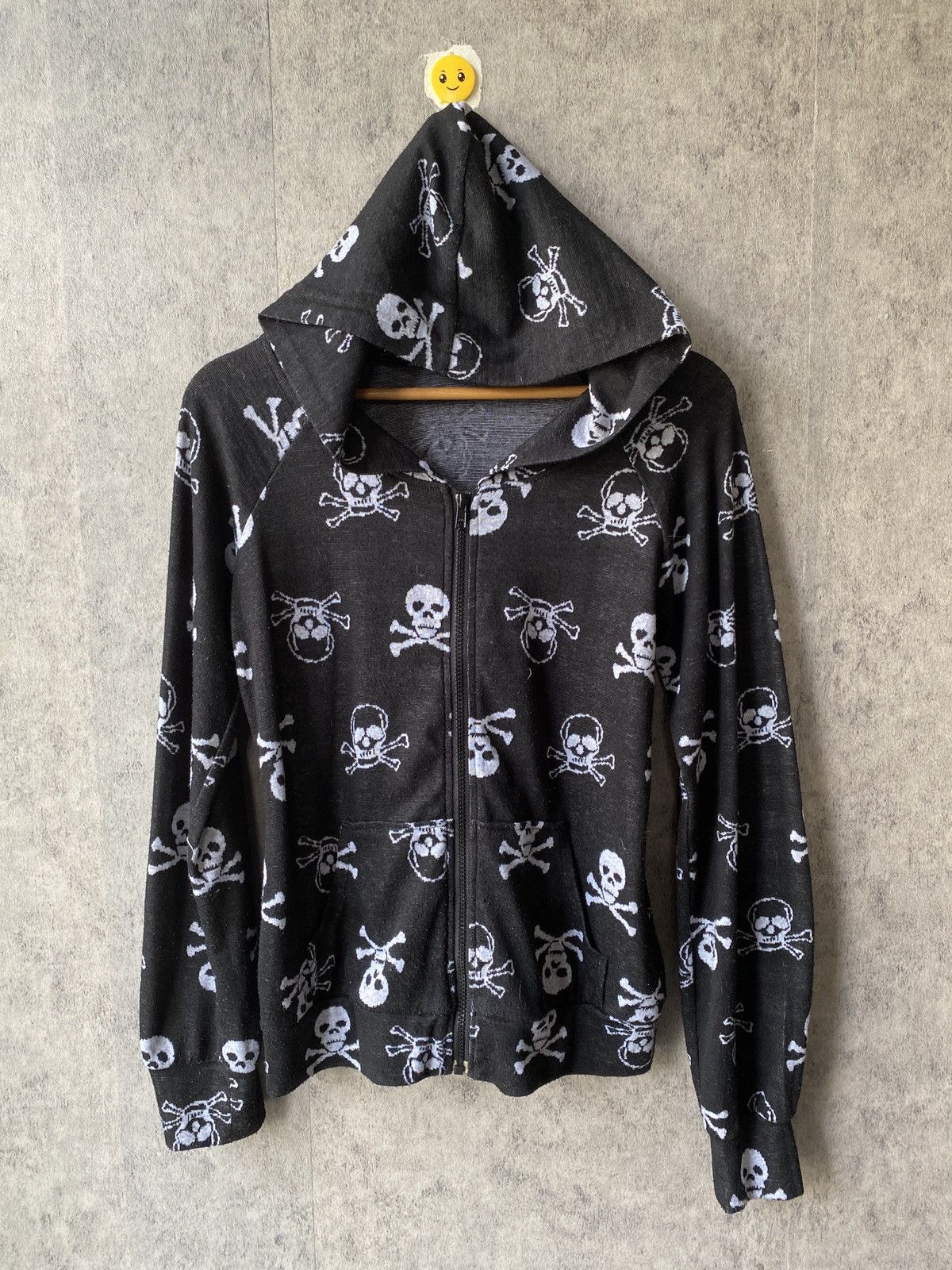If Six Was Nine Crazy Angle Skulls Design Hoodie Size US M / EU 48-50 / 2 - 2 Thumbnail