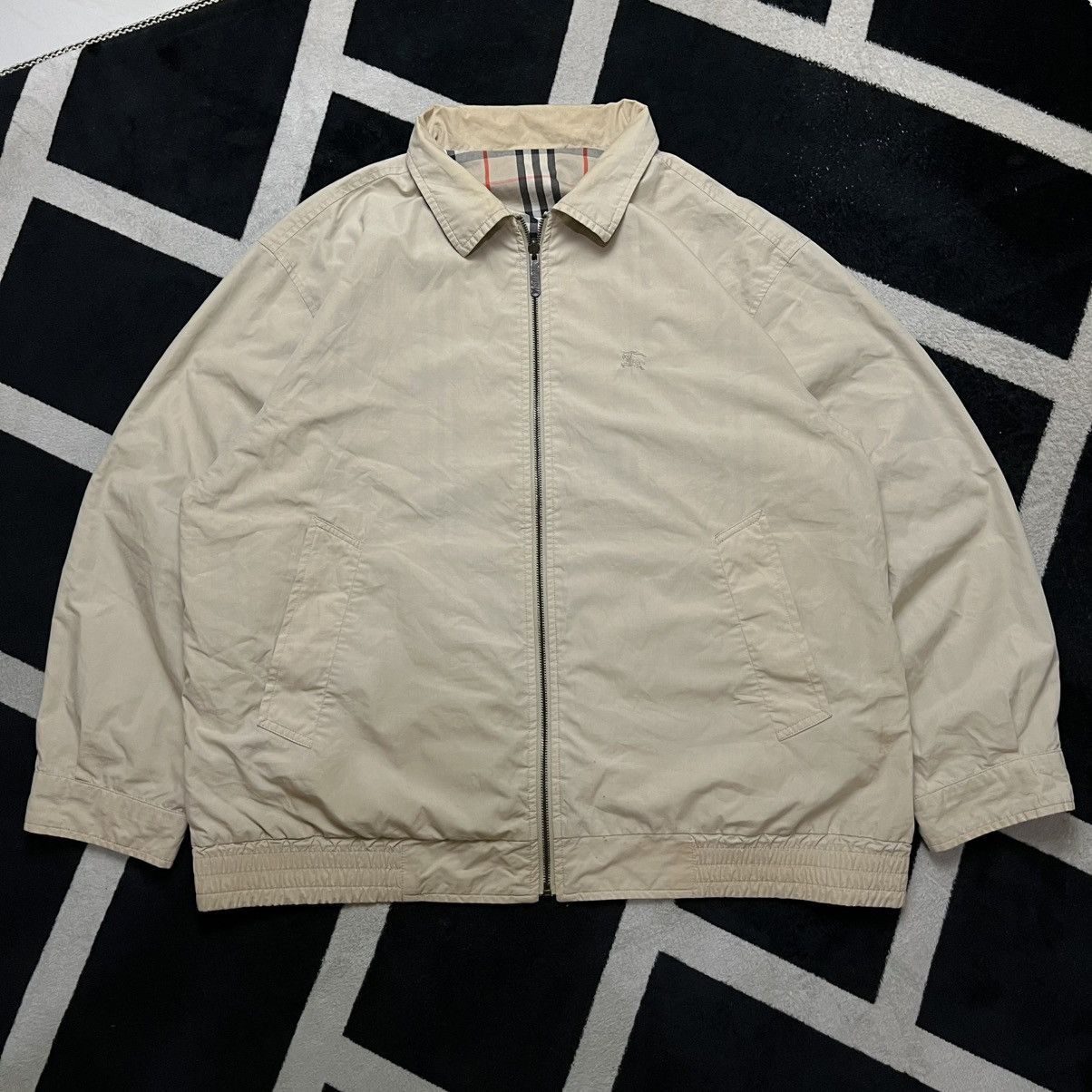 Burberry Vintage Burberry Reversible Nova Check Harrington Jacket Size US XL / EU 56 / 4 - 7 Thumbnail
