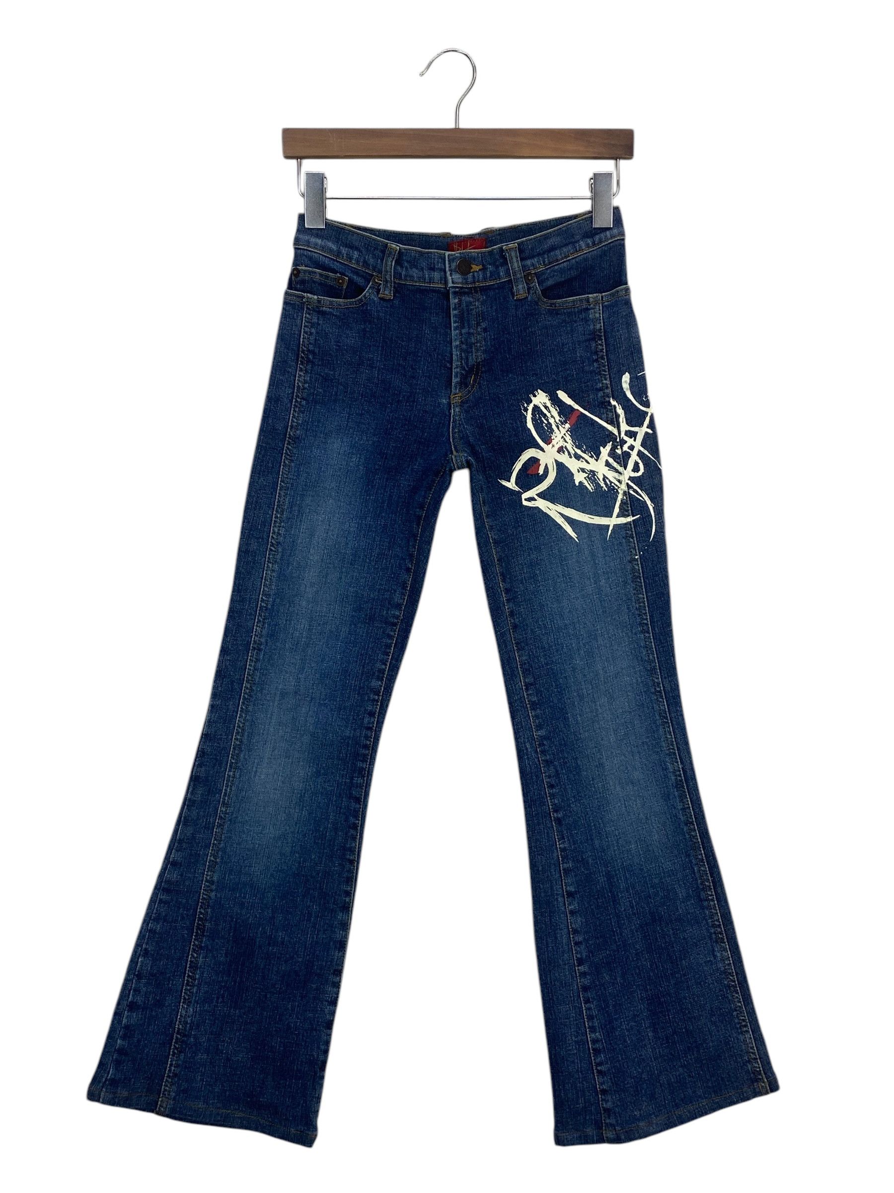 Other Bootcut Denim Jeans Beads Stud Embellished Flare Pants Size 26" / US 2 / IT 38 - 1 Thumbnail