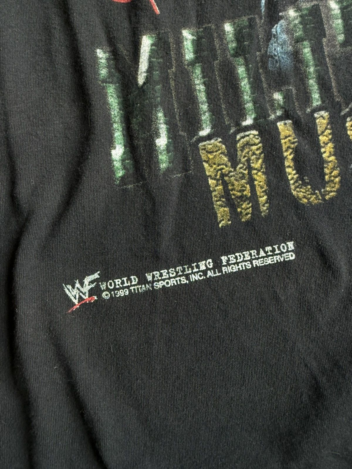 WWF Vintage WWF Stone Cold Steve Austin Military Muscle tee XL Size US XL / EU 56 / 4 - 5 Thumbnail