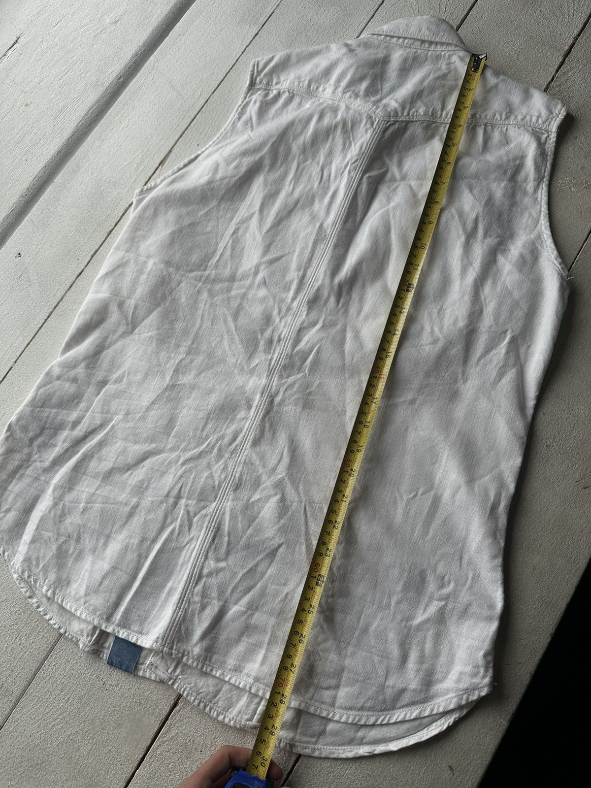 G-Star 🚨VINTAGE G STAR RAW WHITE COTTON VEST sweater RARE Size US M / EU 48-50 / 2 - 14 Thumbnail