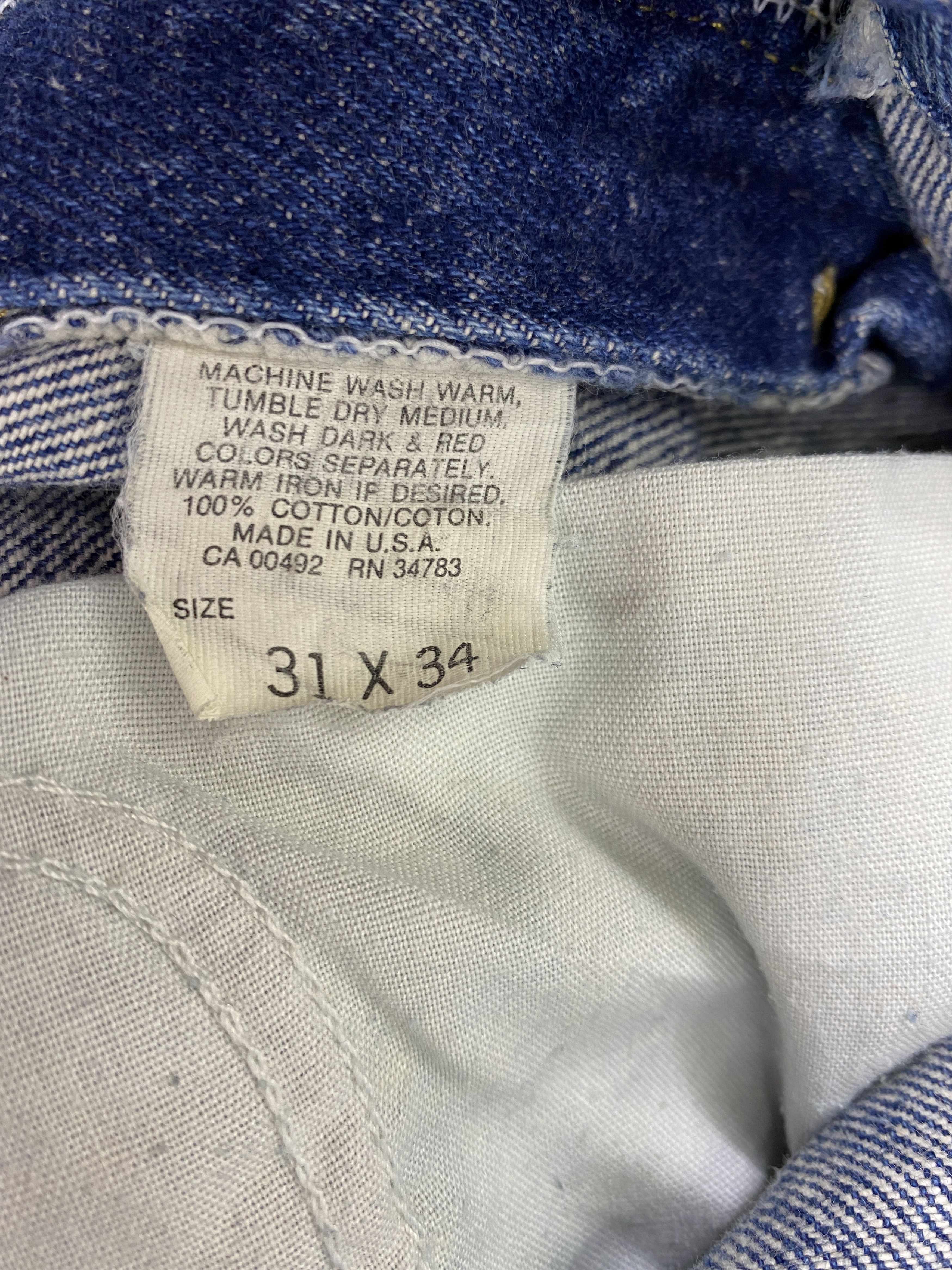 Lee Distressed Blue Vintage Lee Jeans 29x29.5 Denim- JN3723 Size US 29 - 9 Thumbnail
