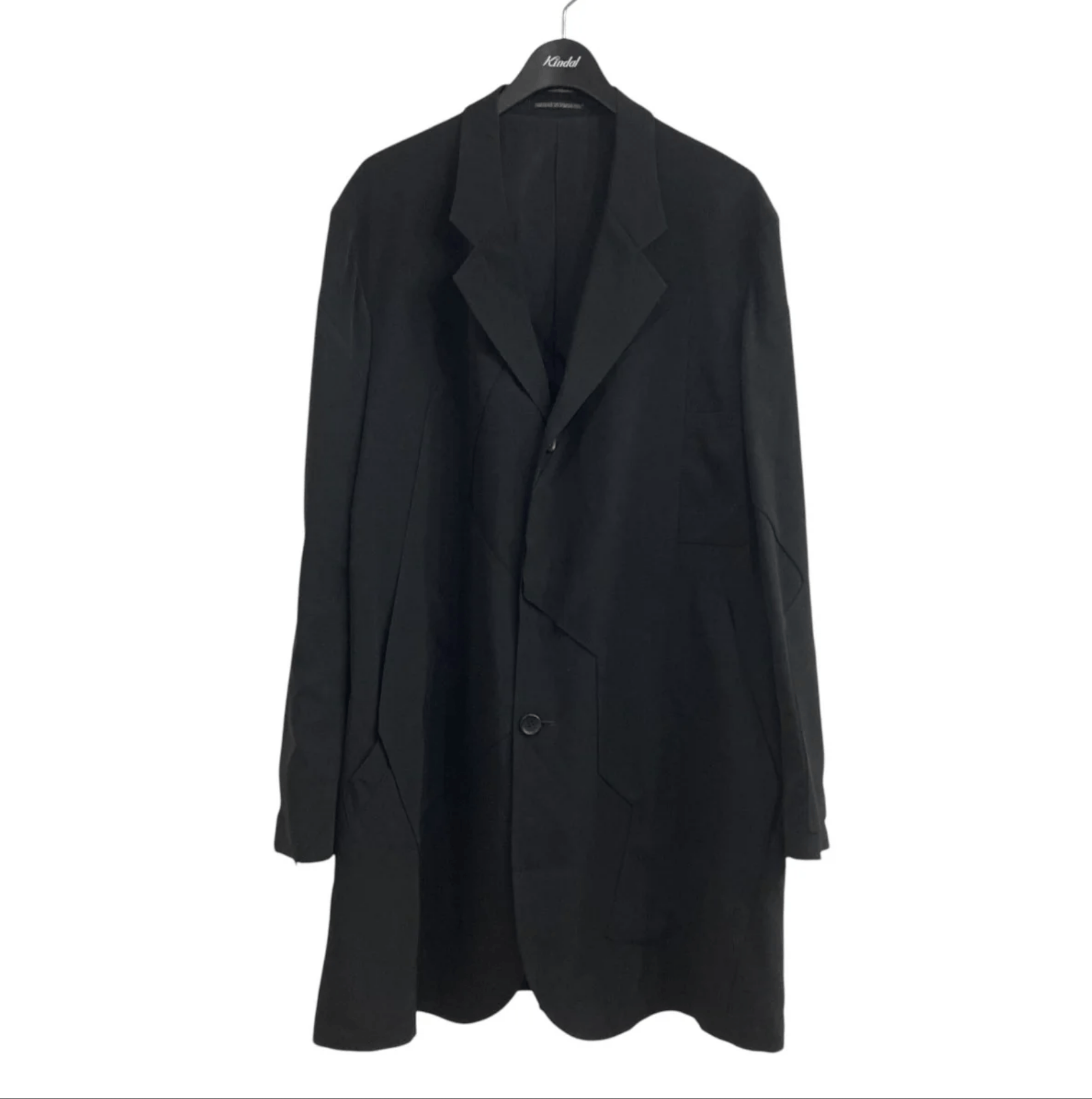 Yohji Yamamoto Ground Y oversized long cotton cardigan GA