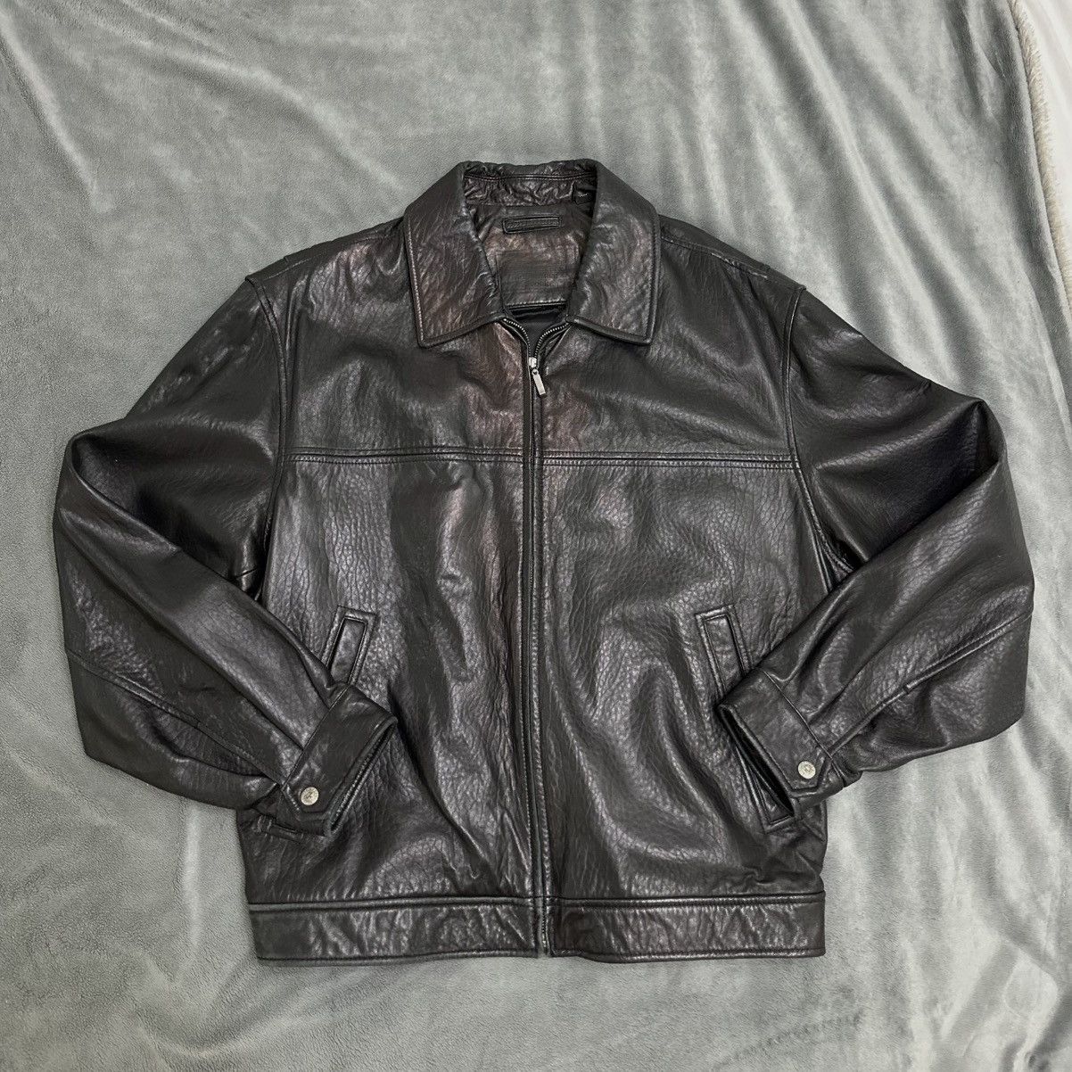 Roundtree & Yorke Roundtree & Yorke soft black leather jacket Size US L / EU 52-54 / 3 - 1 Thumbnail