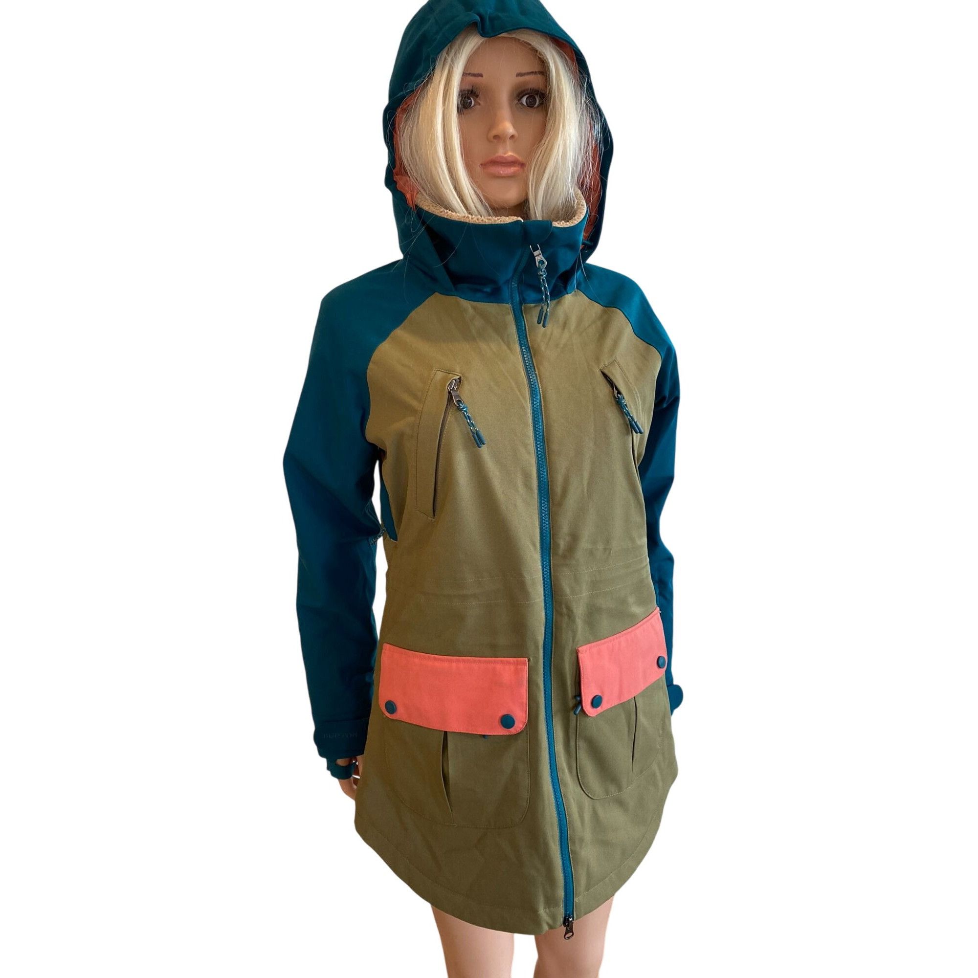 Burton NWOT Burton Prowess Snowboard Jacket Women's S Shaded Spruce Size S / US 4 / IT 40 - 3 Thumbnail