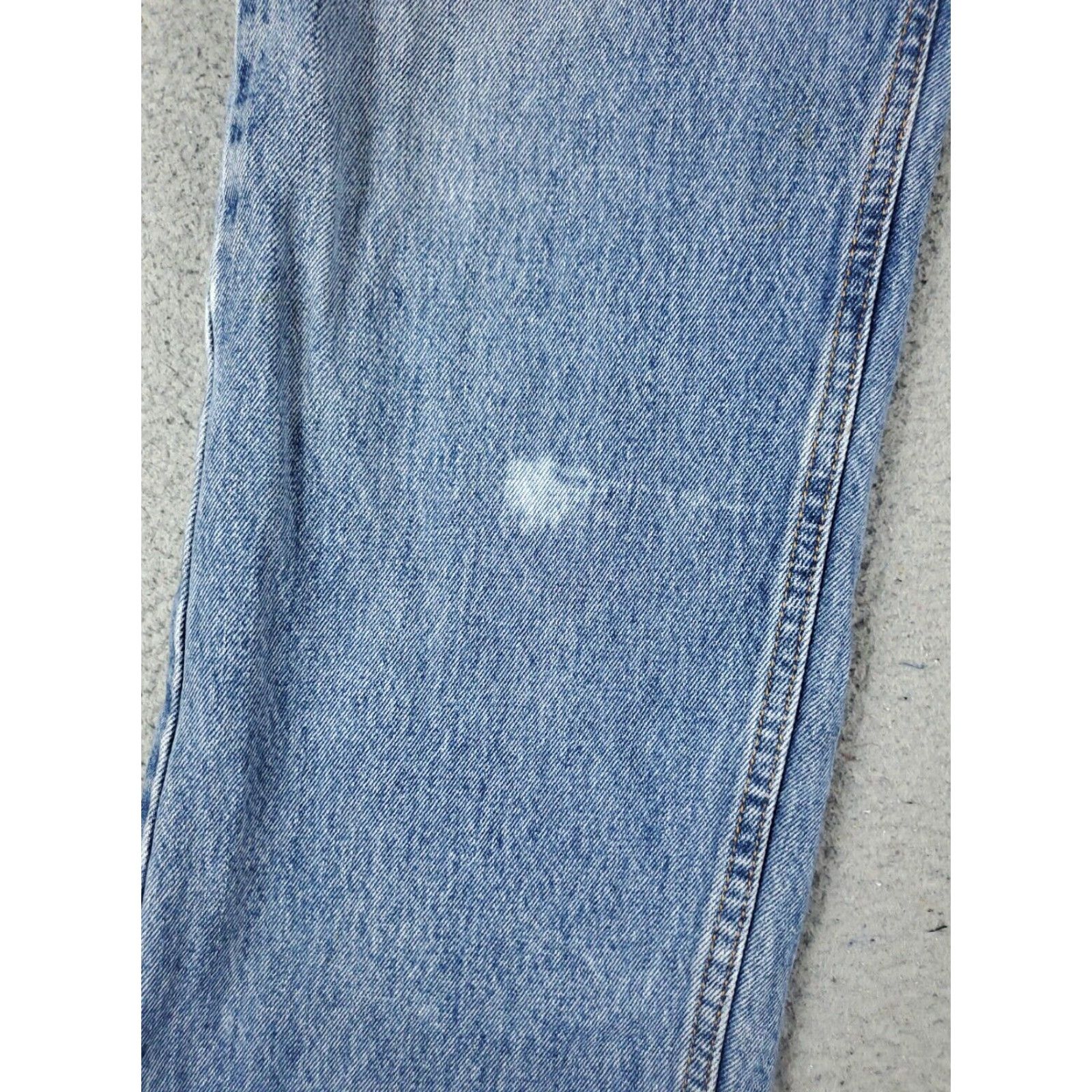 Levi's Levis 505 Jeans Mens 38x30 Blue Straight Leg Denim Pants Cotton Classic American Style Size US 38 / EU 54 - 6 Thumbnail
