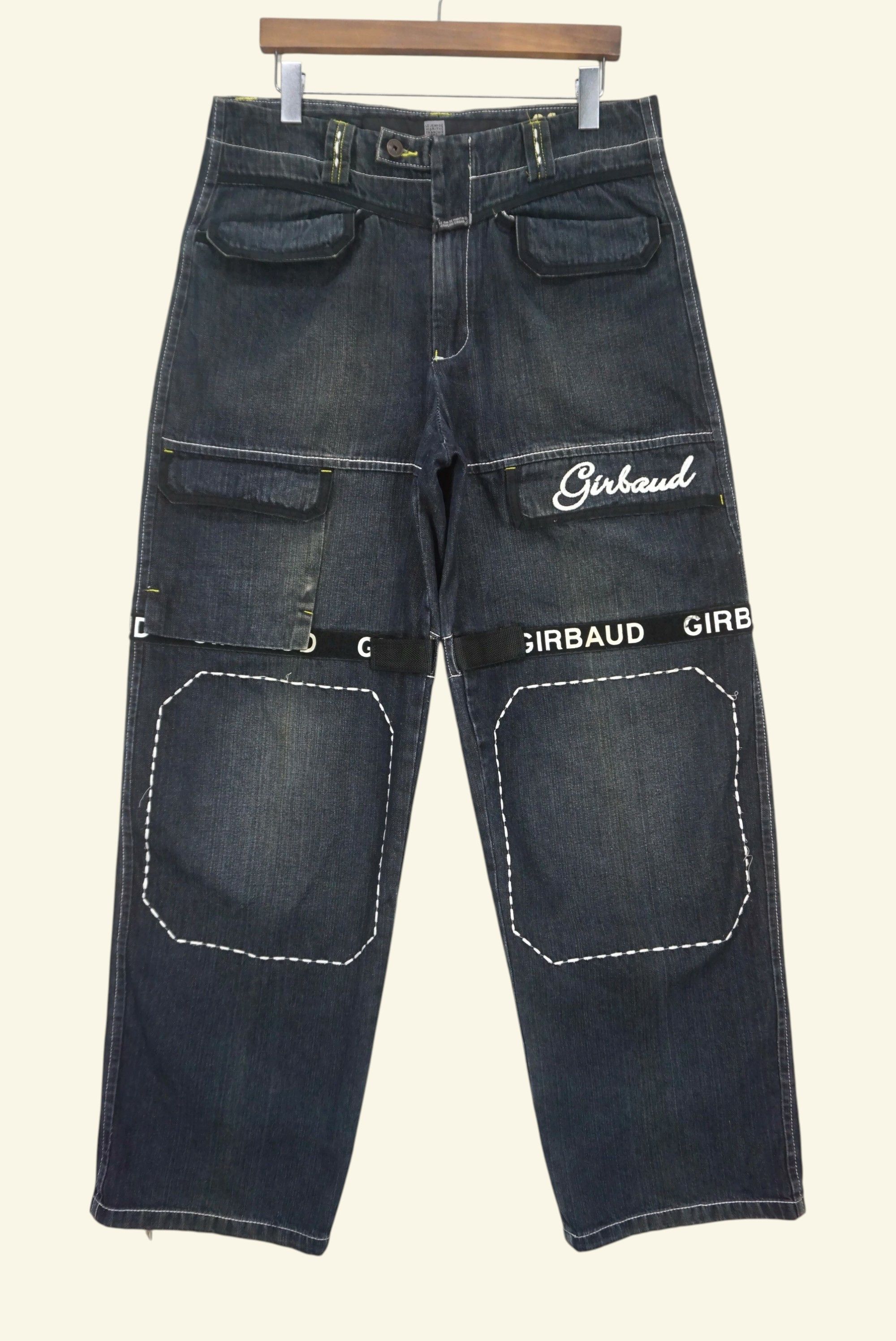 Marithe + Francois Girbaud Vintage Baggy Jeans Shutter Denim fits W35xL33 Size US 34 / EU 50 - 1 Thumbnail
