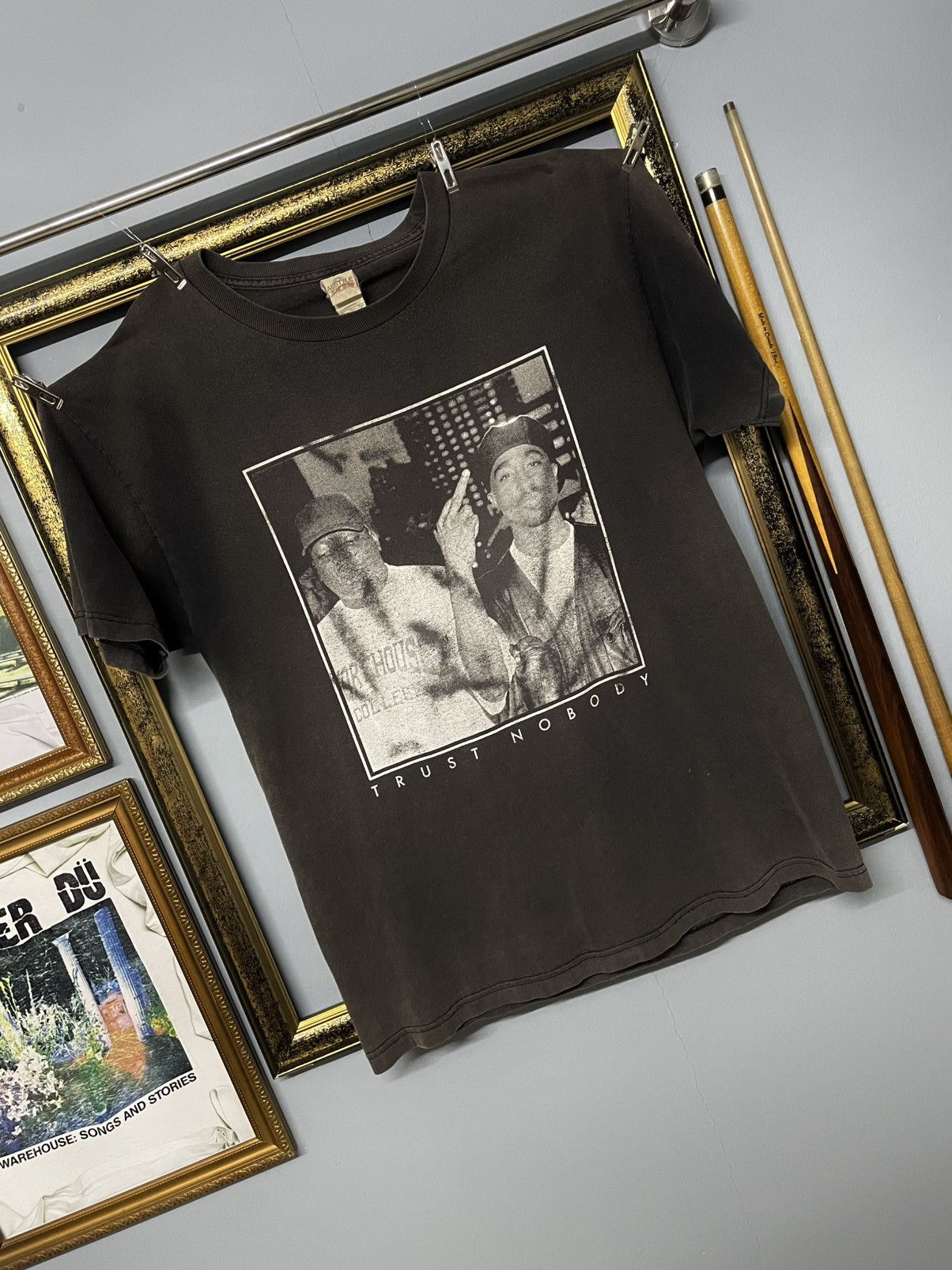 Band Tees Vintage Original Tupac & Notorius Big Trust Nobody Sunfaded Size US L / EU 52-54 / 3 - 2 Thumbnail