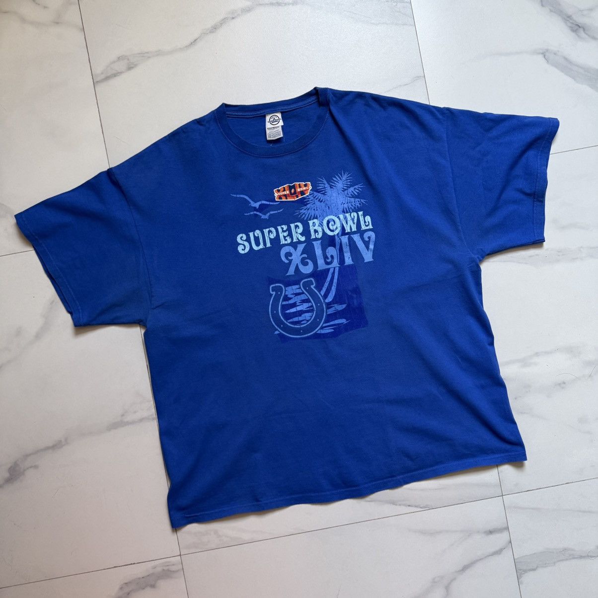 NFL Vintage Y2K Super Bowl XLIV Indianapolis Colts Tee Size US XXL / EU 58 / 5 - 3 Thumbnail