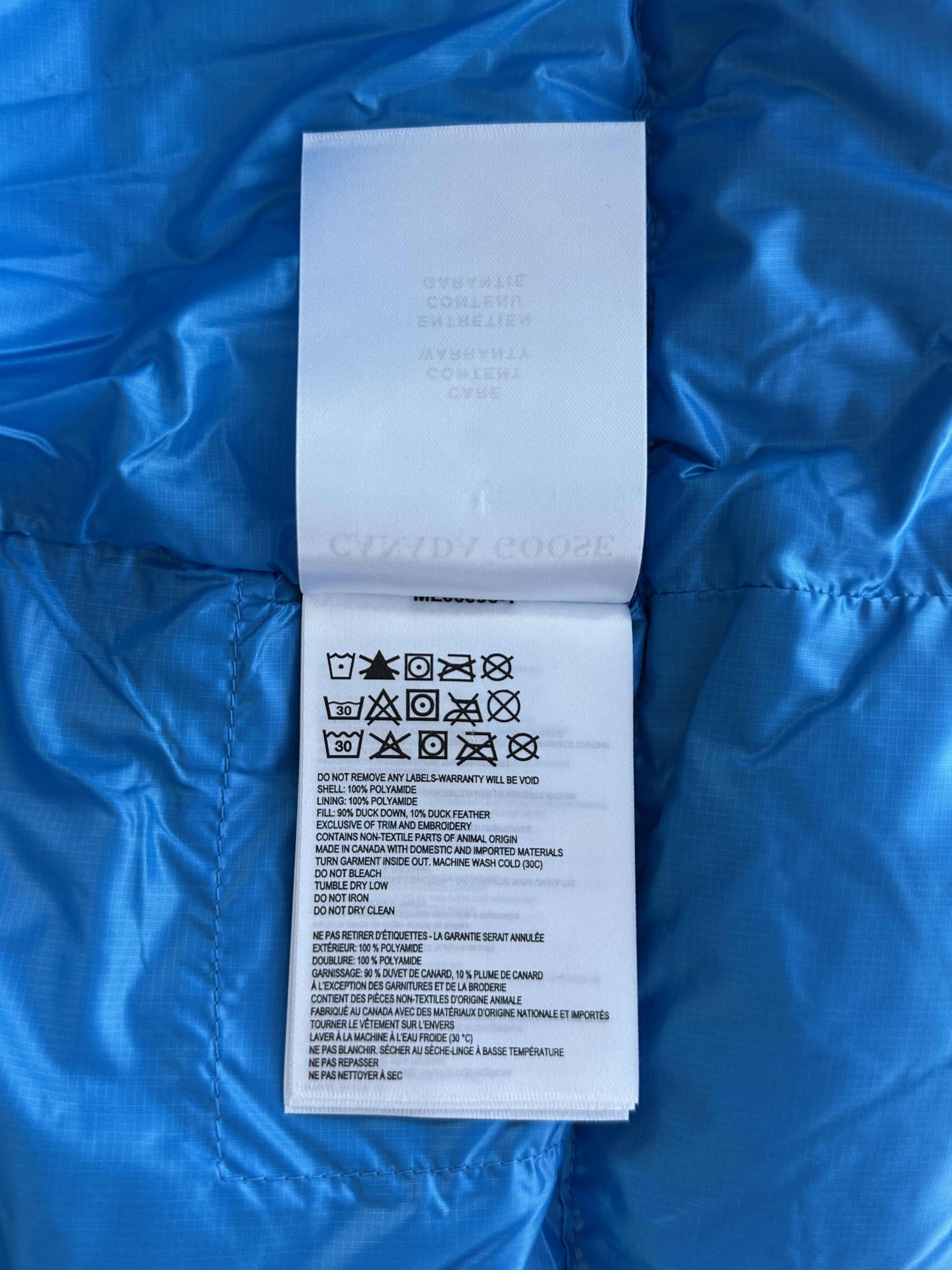 Canada Goose Canada Goose Glacier Blue Crofton Men's Vest Size US L / EU 52-54 / 3 - 5 Thumbnail