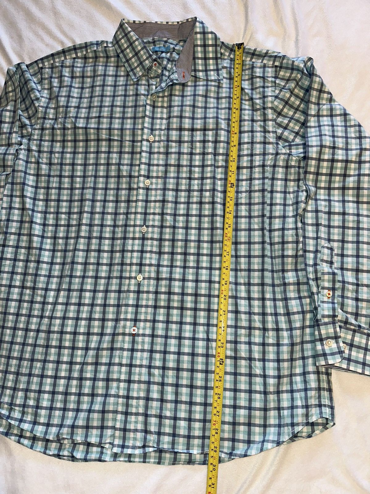 J.McLaughlin J. McLAUGHLIN Men's L/S Shirt Button Up Plaid-Size XL Size US XL / EU 56 / 4 - 2 Thumbnail