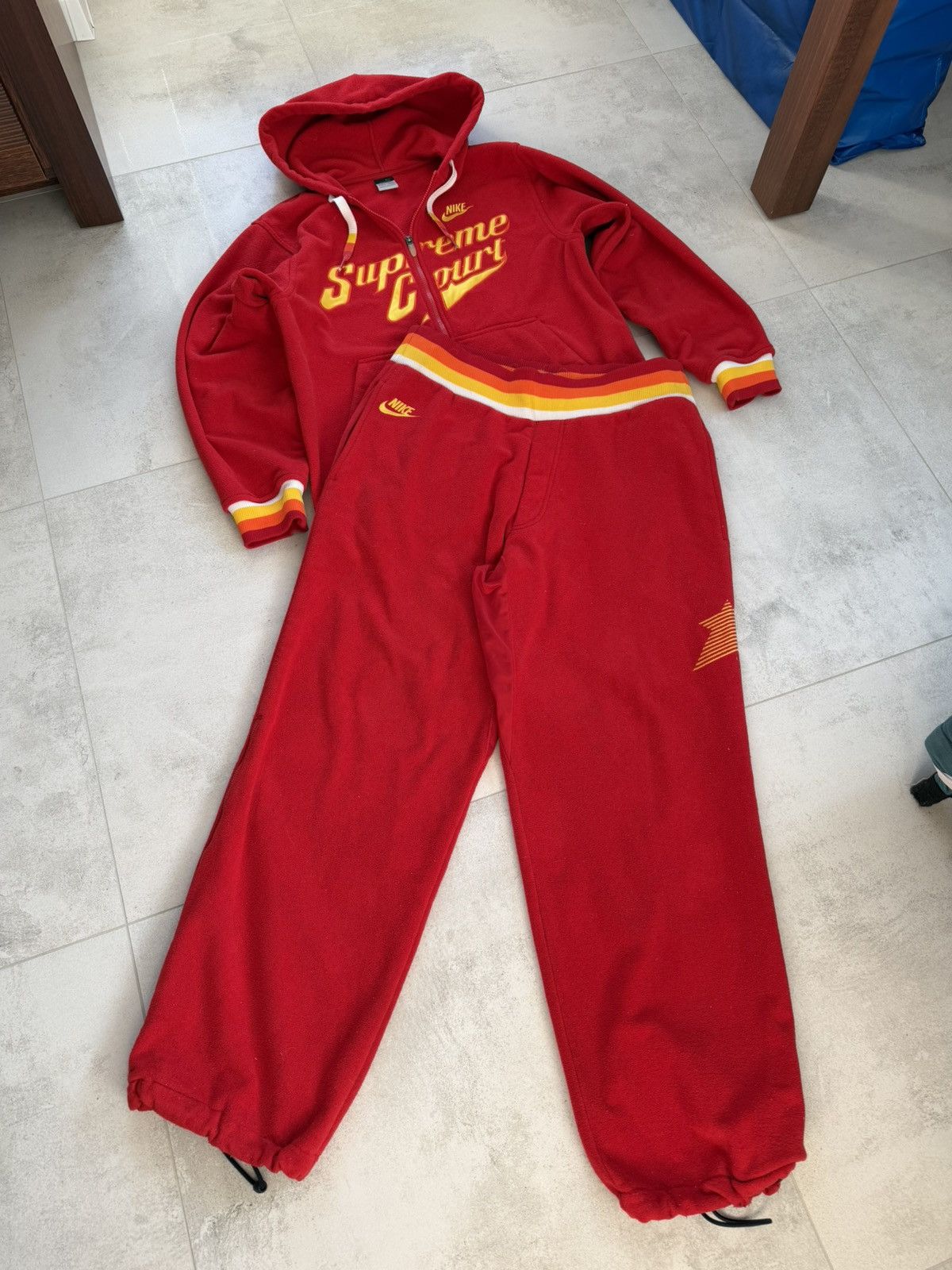 Nike Nike Supreme Court Vintage Tracksuit Set Jacket + Pants Size US M / EU 48-50 / 2 - 3 Thumbnail