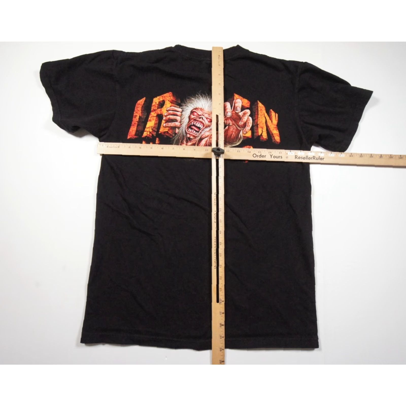 Vintage Iron Maiden T-Shirt Mens Large Black Cotton Logo Band Music Heavy Metal The Book of Souls Size US L / EU 52-54 / 3 - 7 Thumbnail
