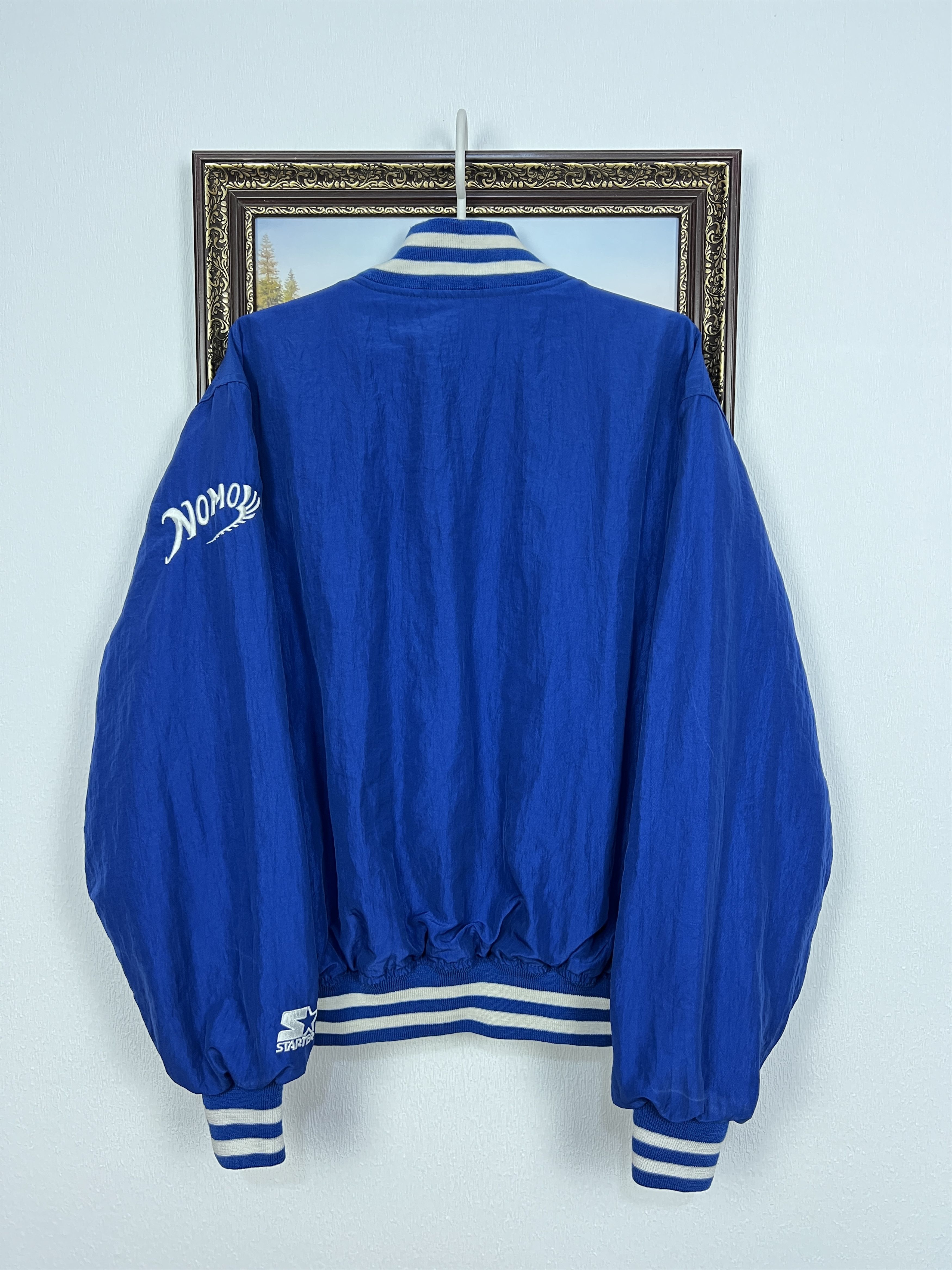 Starter Vintage 90s LA Dodgers Starter Bomber Jacket MLB Blue Mens Size US XL / EU 56 / 4 - 15 Thumbnail