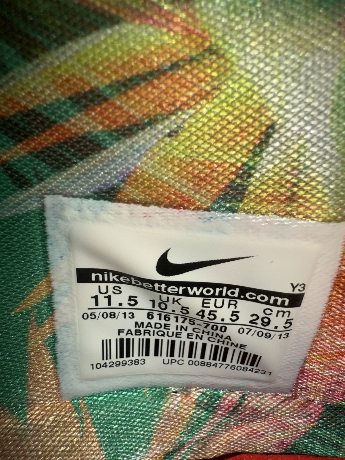 Nike Nike LeBron XI Kings Pride Size US 11.5 / EU 44-45 - 6 Thumbnail