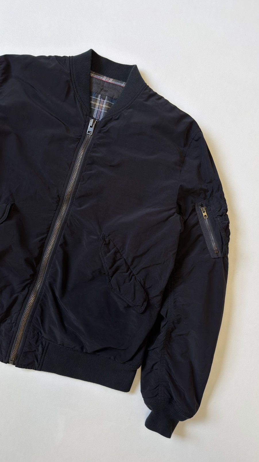 Comme des Garcons A/W 15 Over Dyed Black Bomber Jacket Size US L / EU 52-54 / 3 - 7 Thumbnail